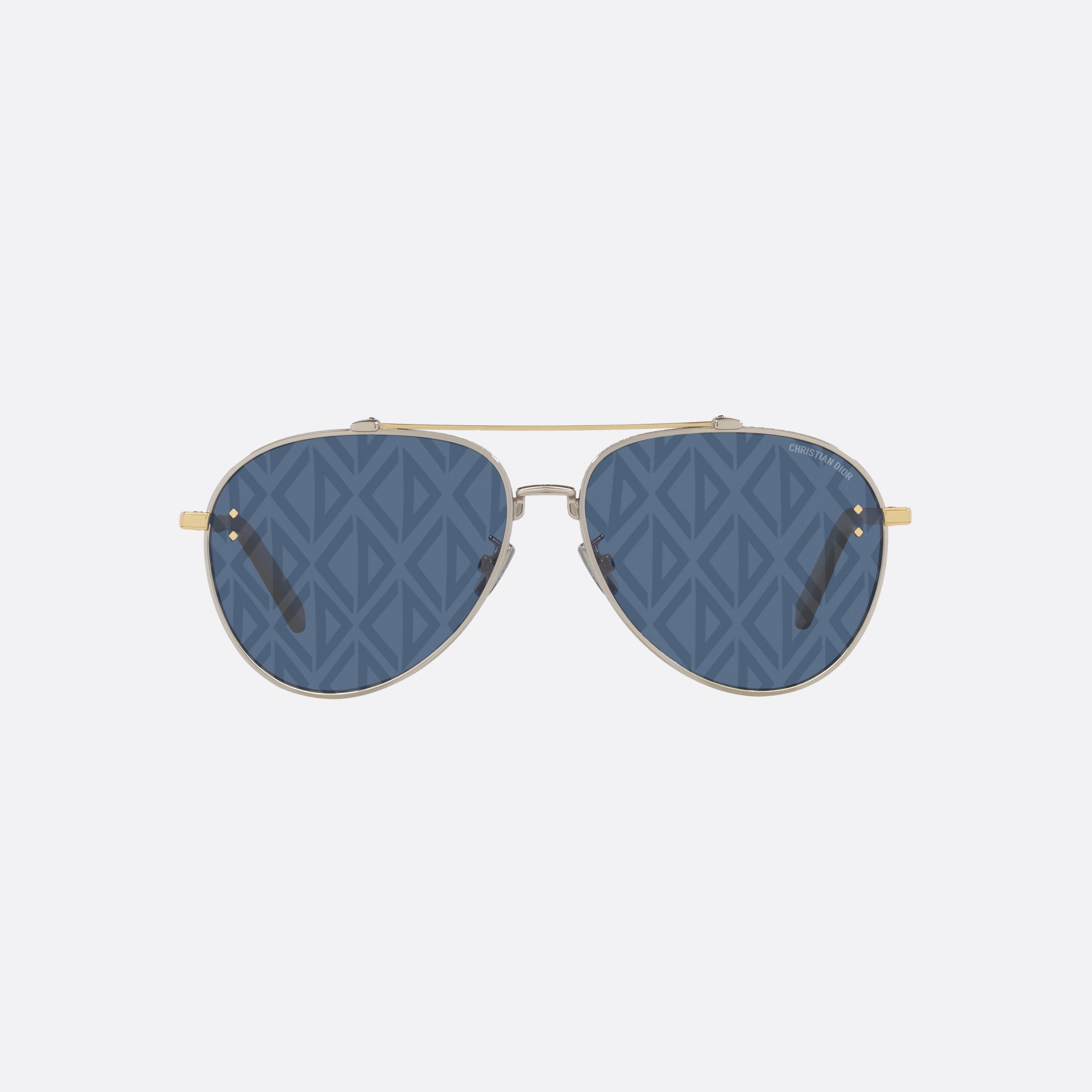 Dior 59mm Cddiamonda1u Grey Pilot Men Sunglasses - Side View