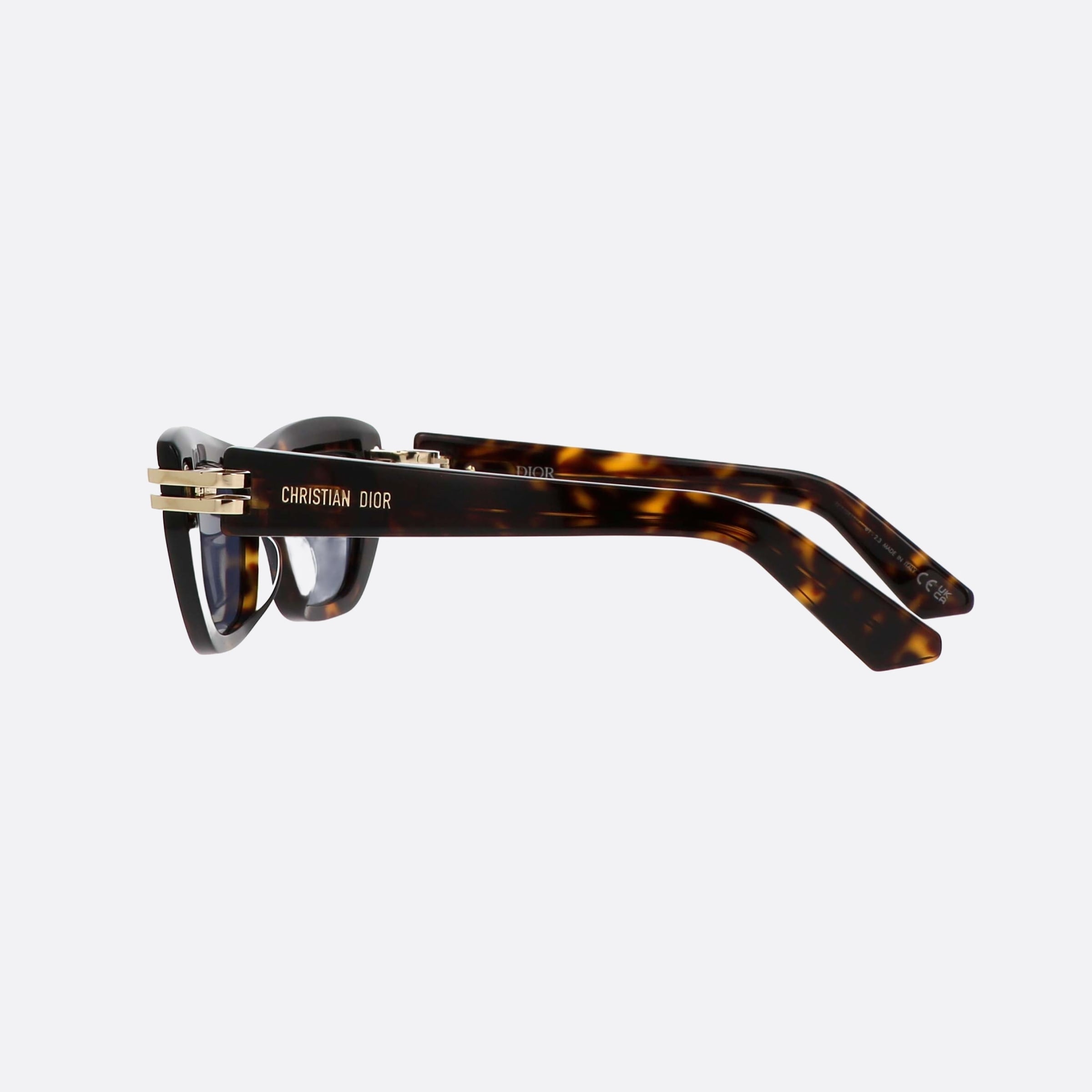 Dior 52mm Cdior B2u 20b0 Tortoise Unisex Sunglasses - Detail View