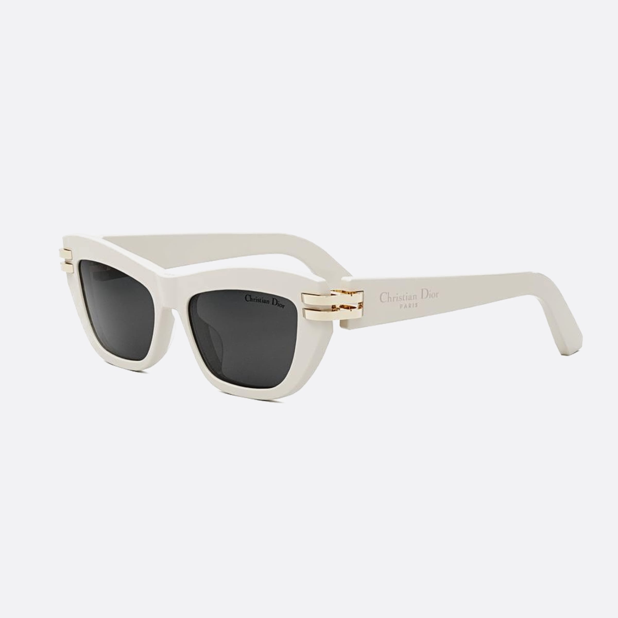 Dior 52mm Cdior B2u 95a0 White Butterfly Women Sunglasses - Side View