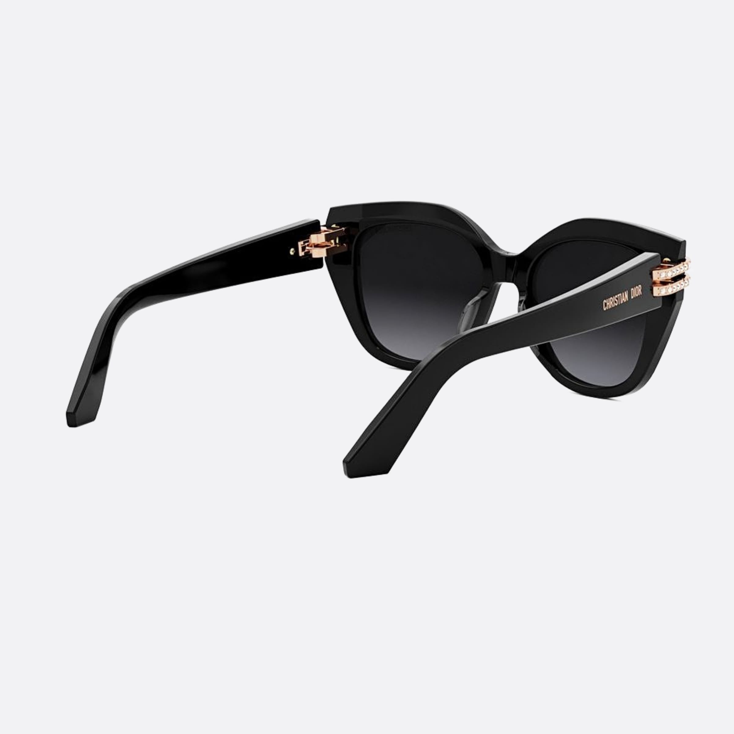 Dior 53mm Cdior B4i 10a1 Black Butterfly Women Sunglasses - Additional Angle