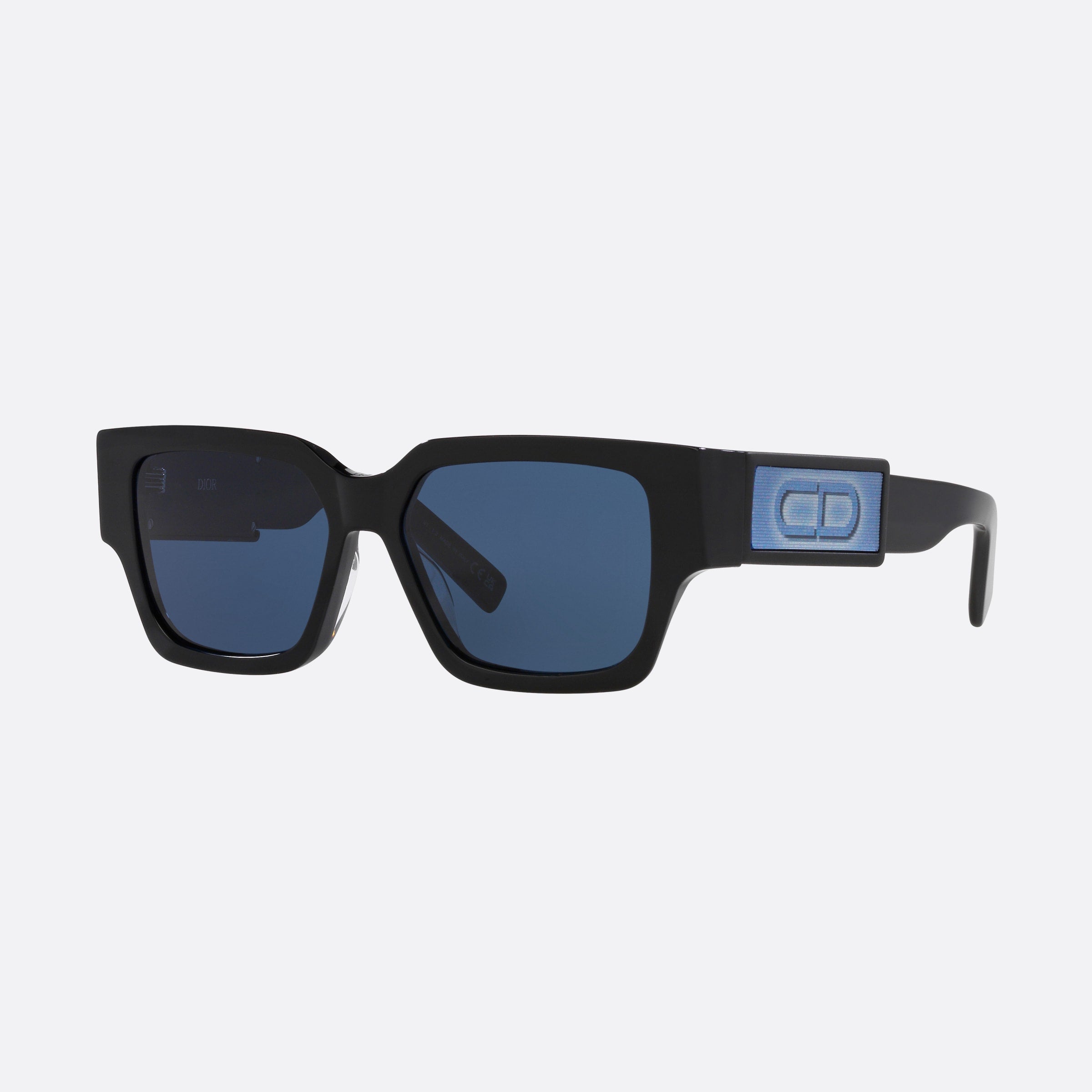Dior 55mm Cdsu Black Irregular Men Sunglasses - Main View