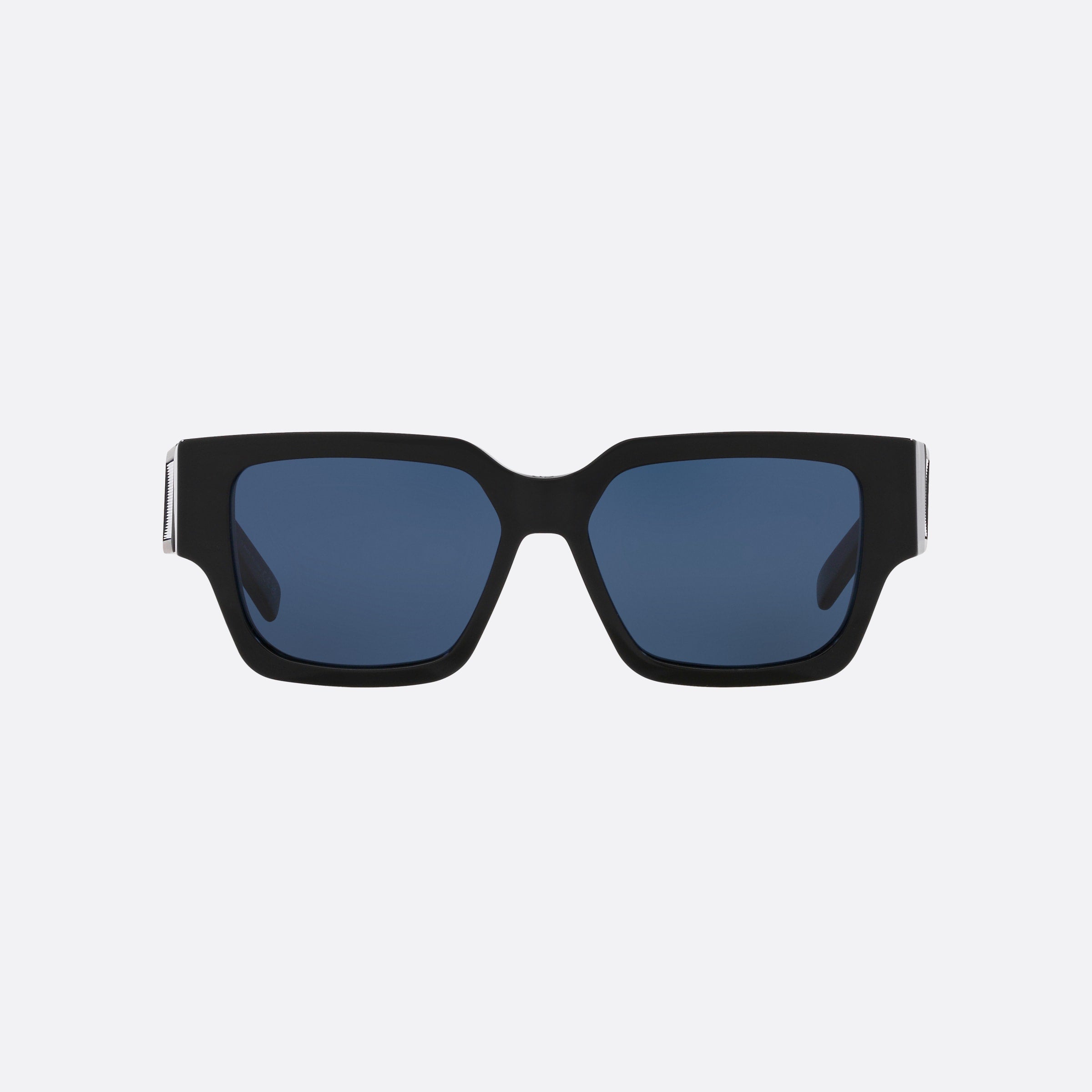 Dior 55mm Cdsu Black Irregular Men Sunglasses - Side View