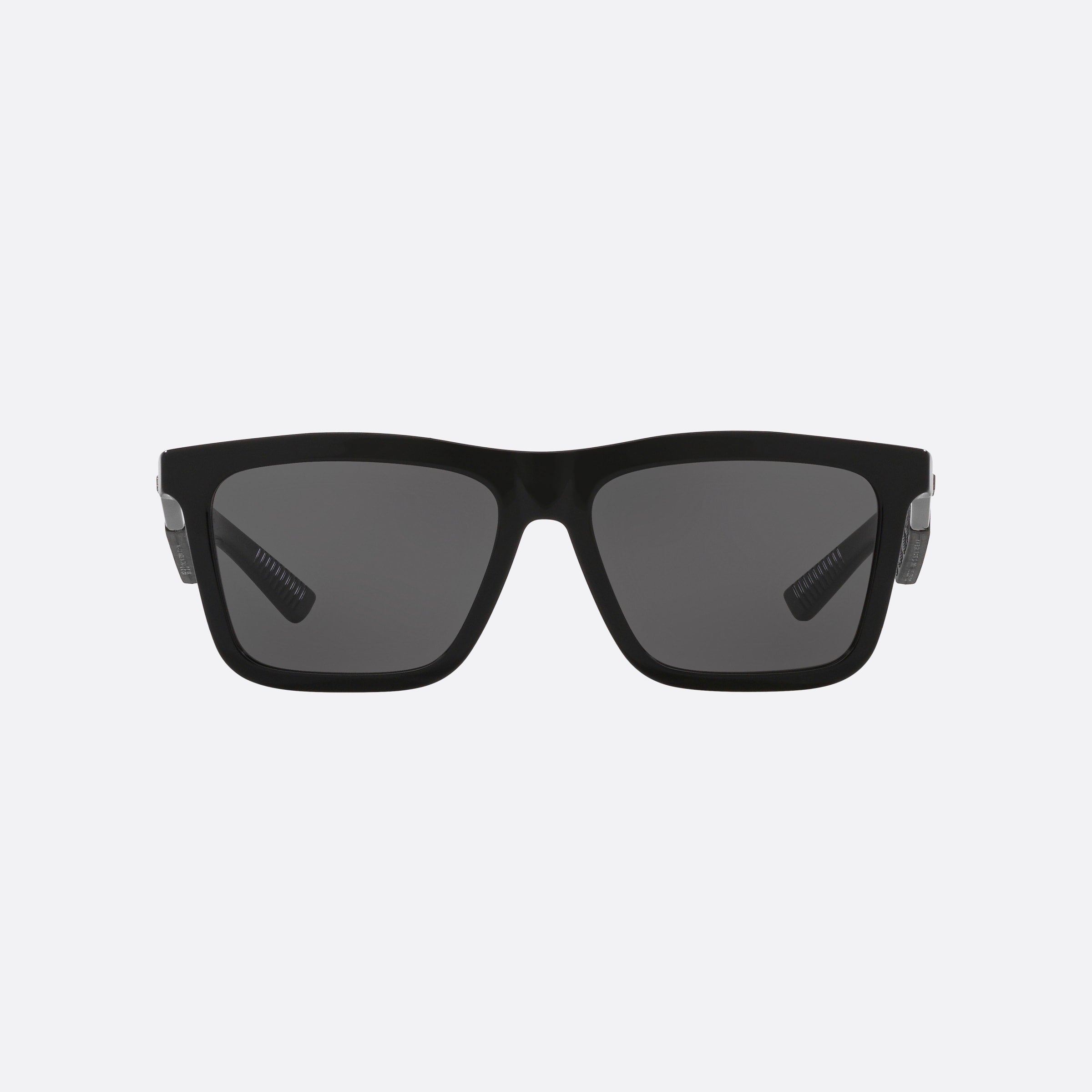Dior 56mm Dior B27 S1i 10a0 Black Irregular Men Sunglasses - Side View