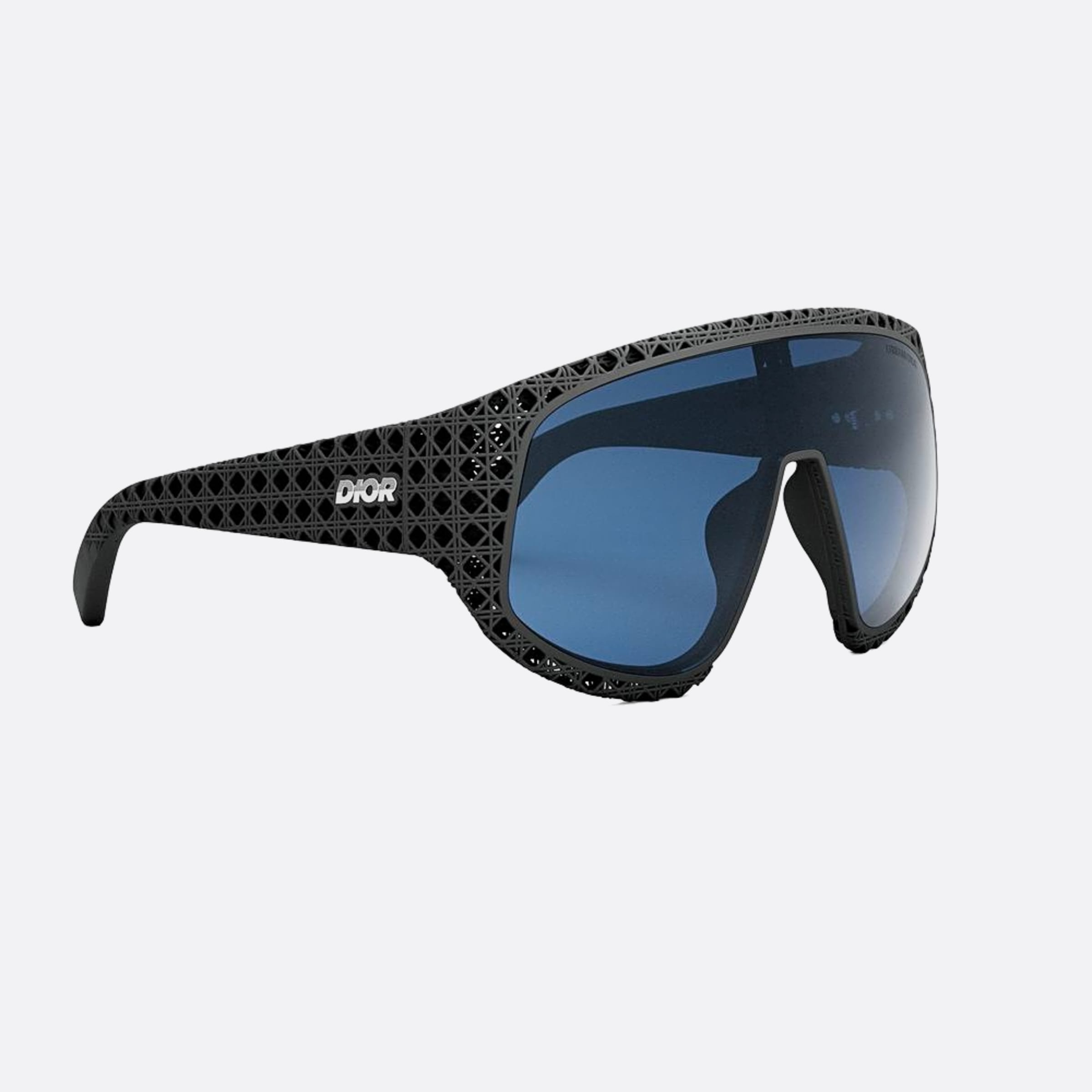 Dior Dior3d M1u 11b0 Black Shield Men Sunglasses - Additional Angle