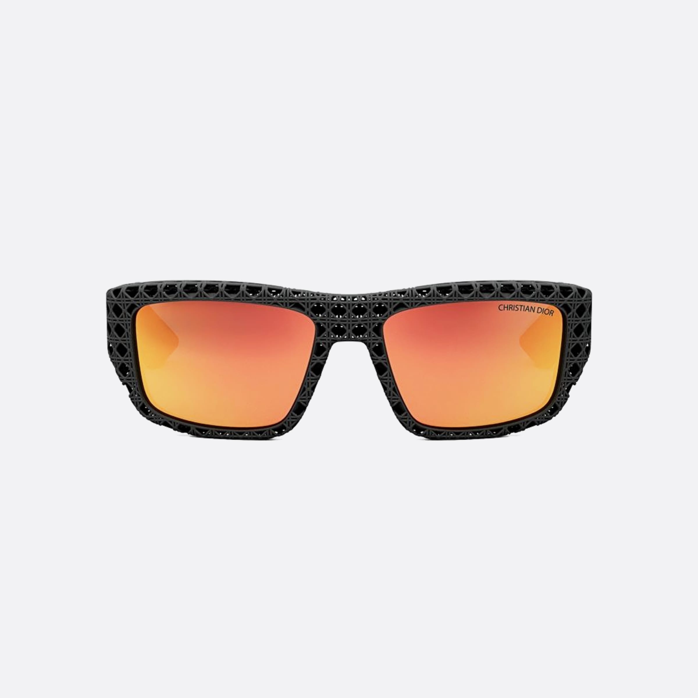 Dior 57mm Dior3d S1i 11j7 Black Squared Men Sunglasses - Main View