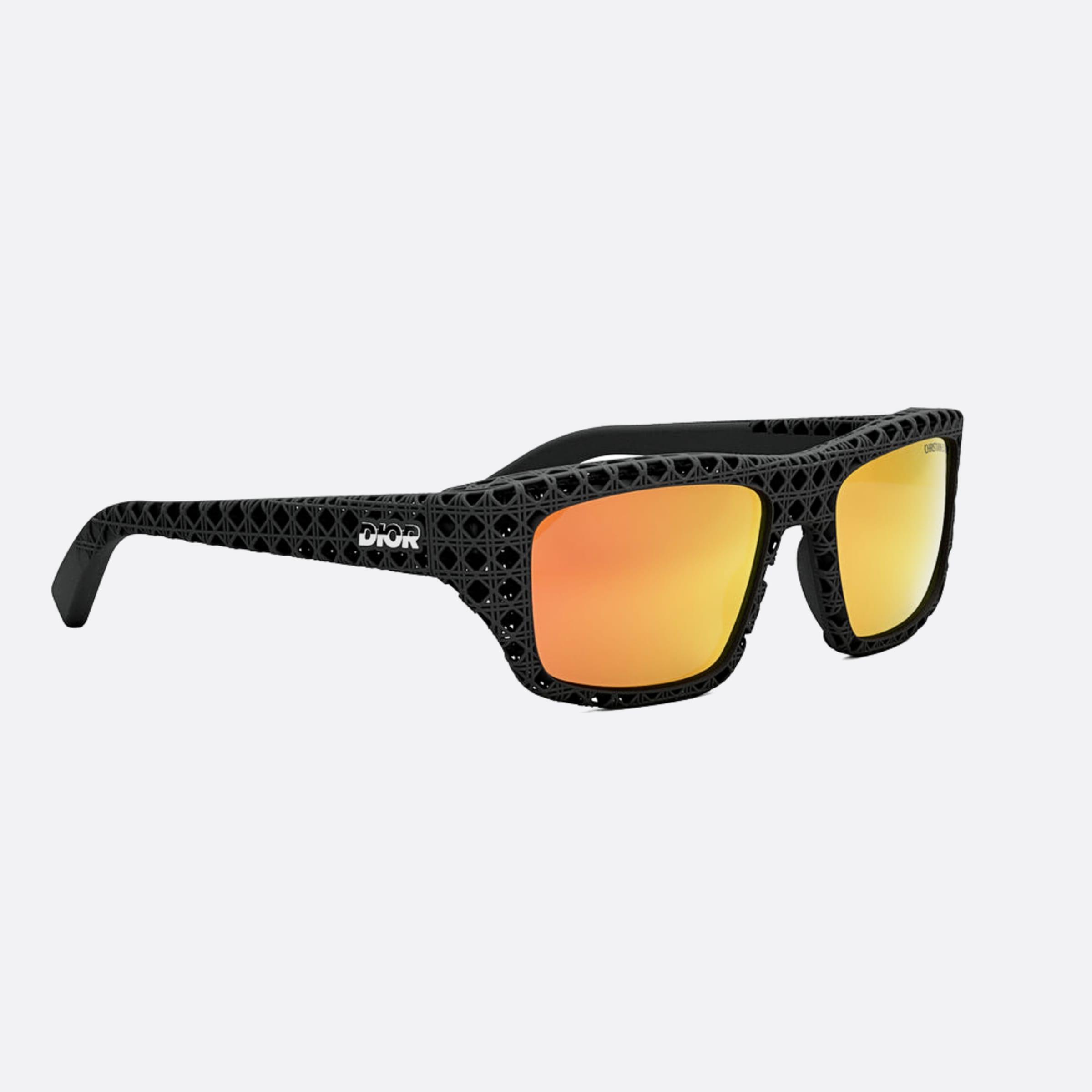 Dior 57mm Dior3d S1i 11j7 Black Squared Men Sunglasses - Additional Angle