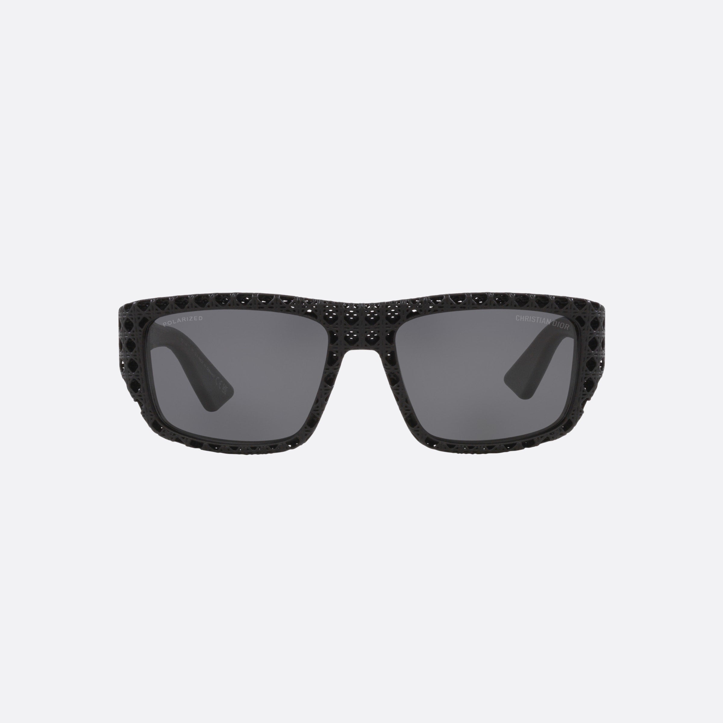 Dior 57mm Dior3d S1i Dm40127i 11p0 Black Square Men Sunglasses - Side View