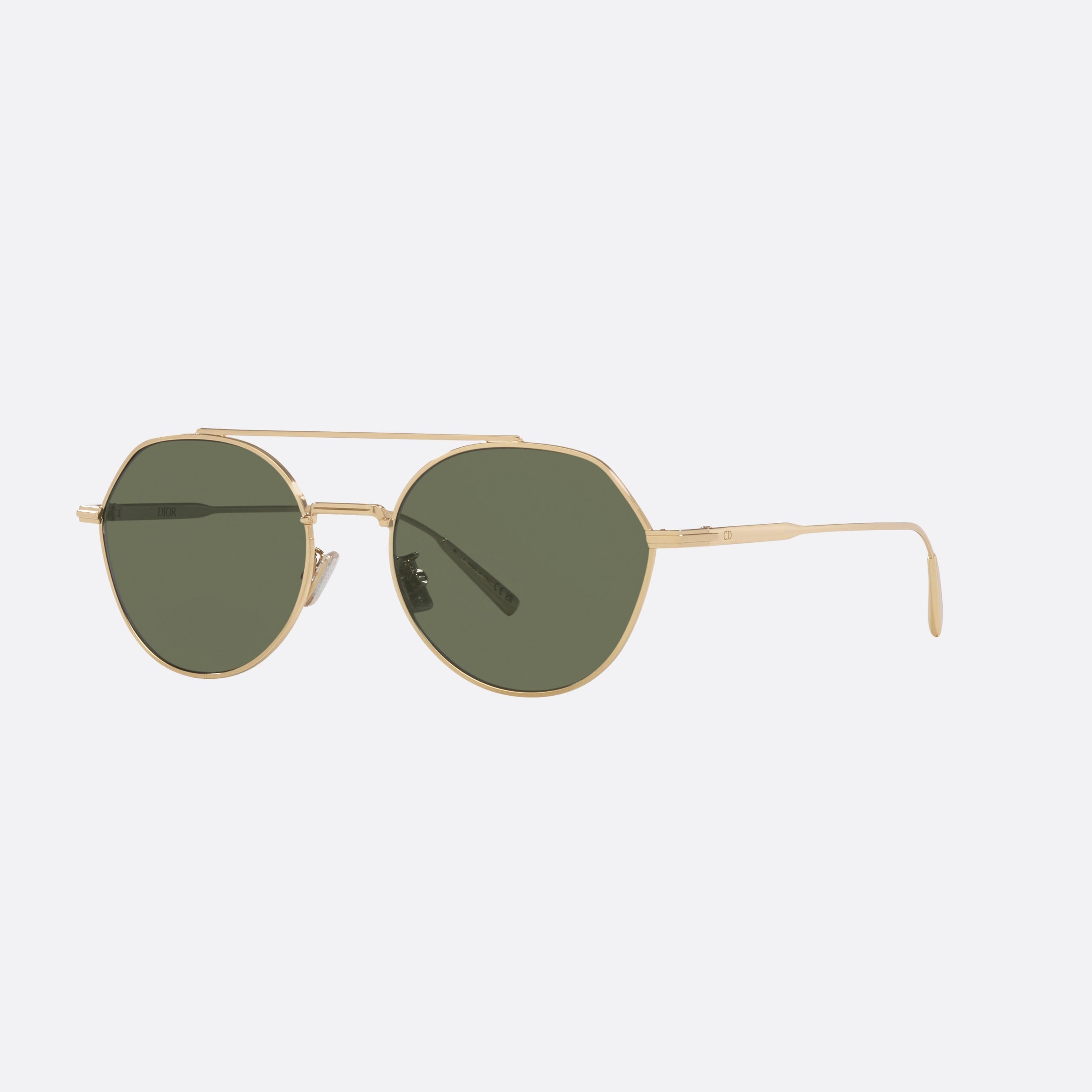Dior 54mm Diorblacksuit R6u Dm40112u B0c0 Gold Irregular Men Sunglasses - Main View