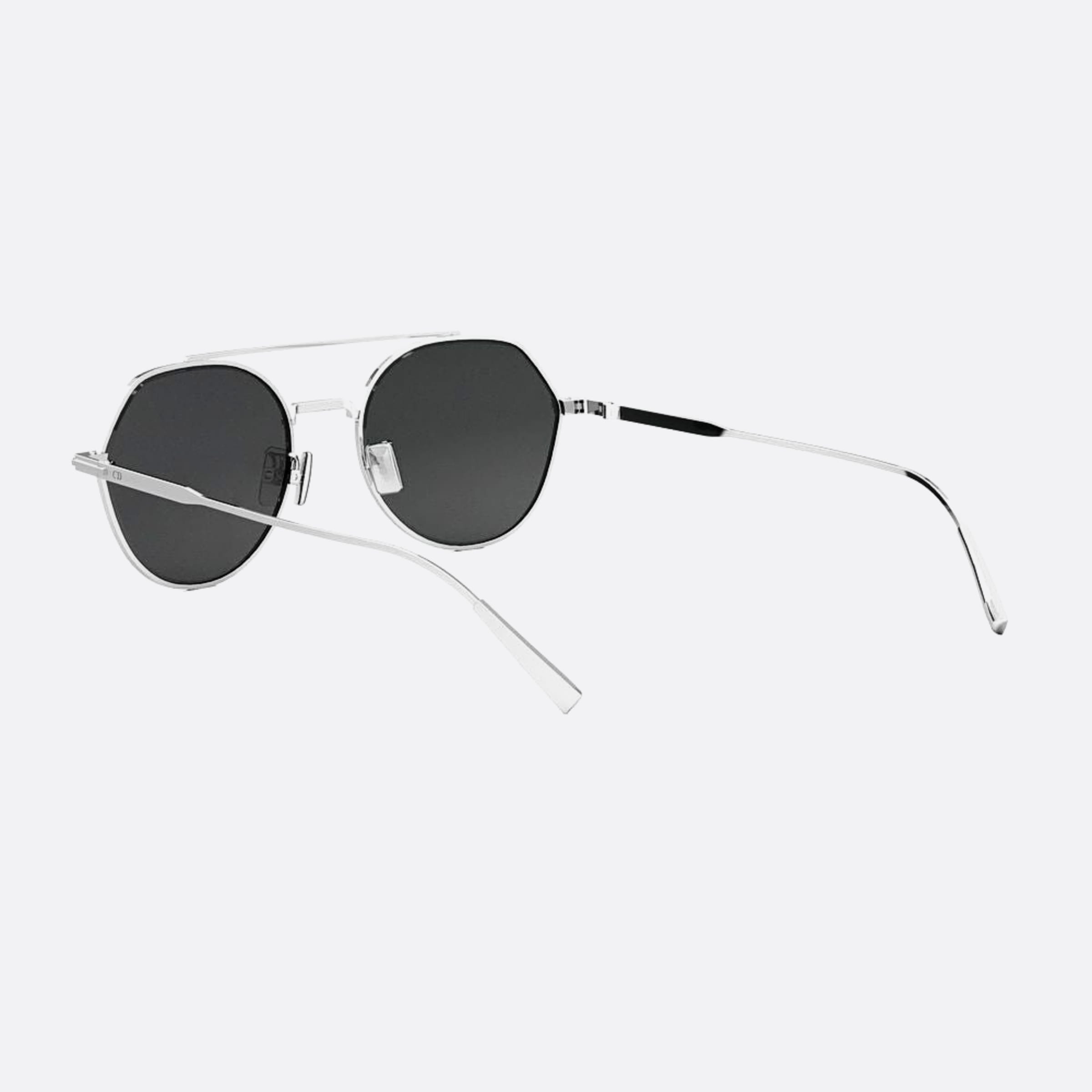 Dior 54mm Diorblacksuit R6u F0a0 Silver Geometric Men Sunglasses - Lifestyle Shot