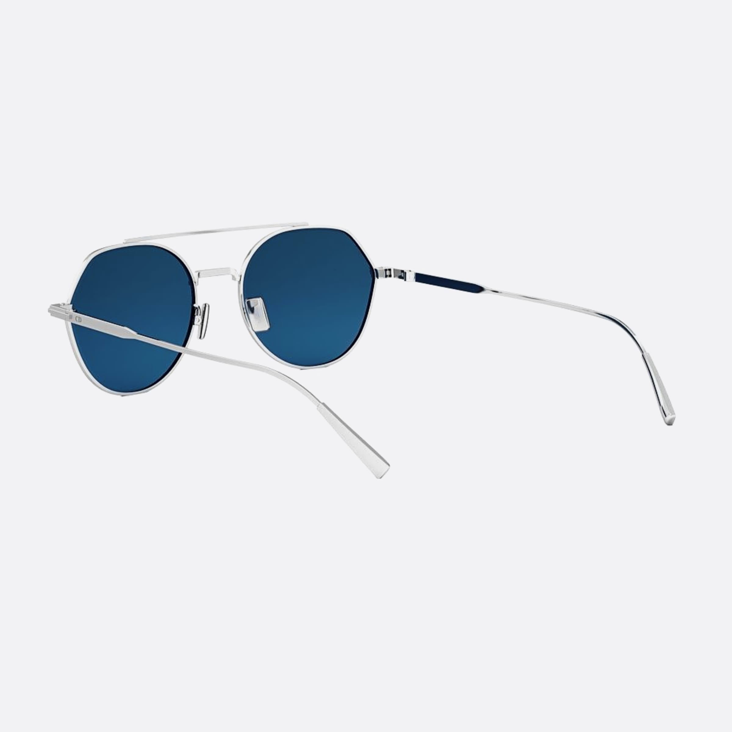Dior 54mm Diorblacksuit R6u F0b0 Silver Geometric Men Sunglasses - Lifestyle Shot