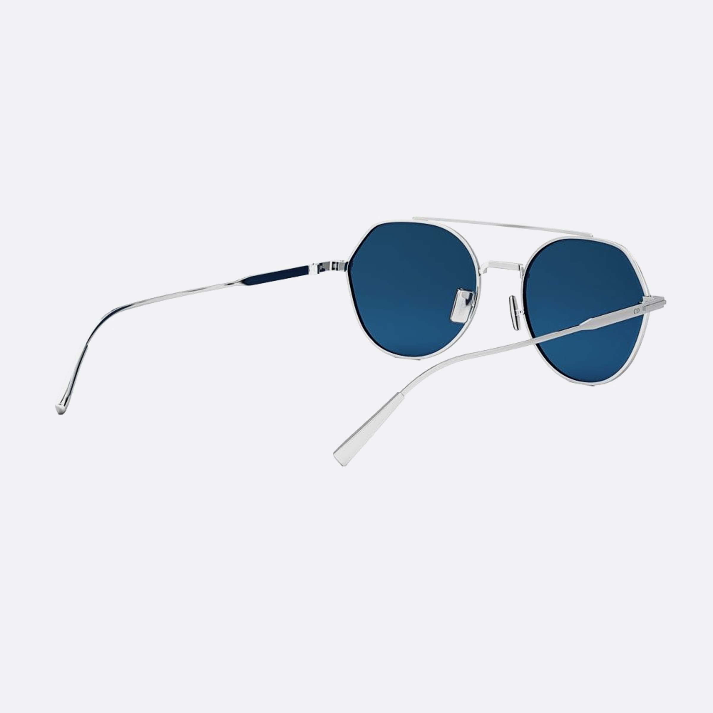 Dior 54mm Diorblacksuit R6u F0b0 Silver Geometric Men Sunglasses - Additional Angle