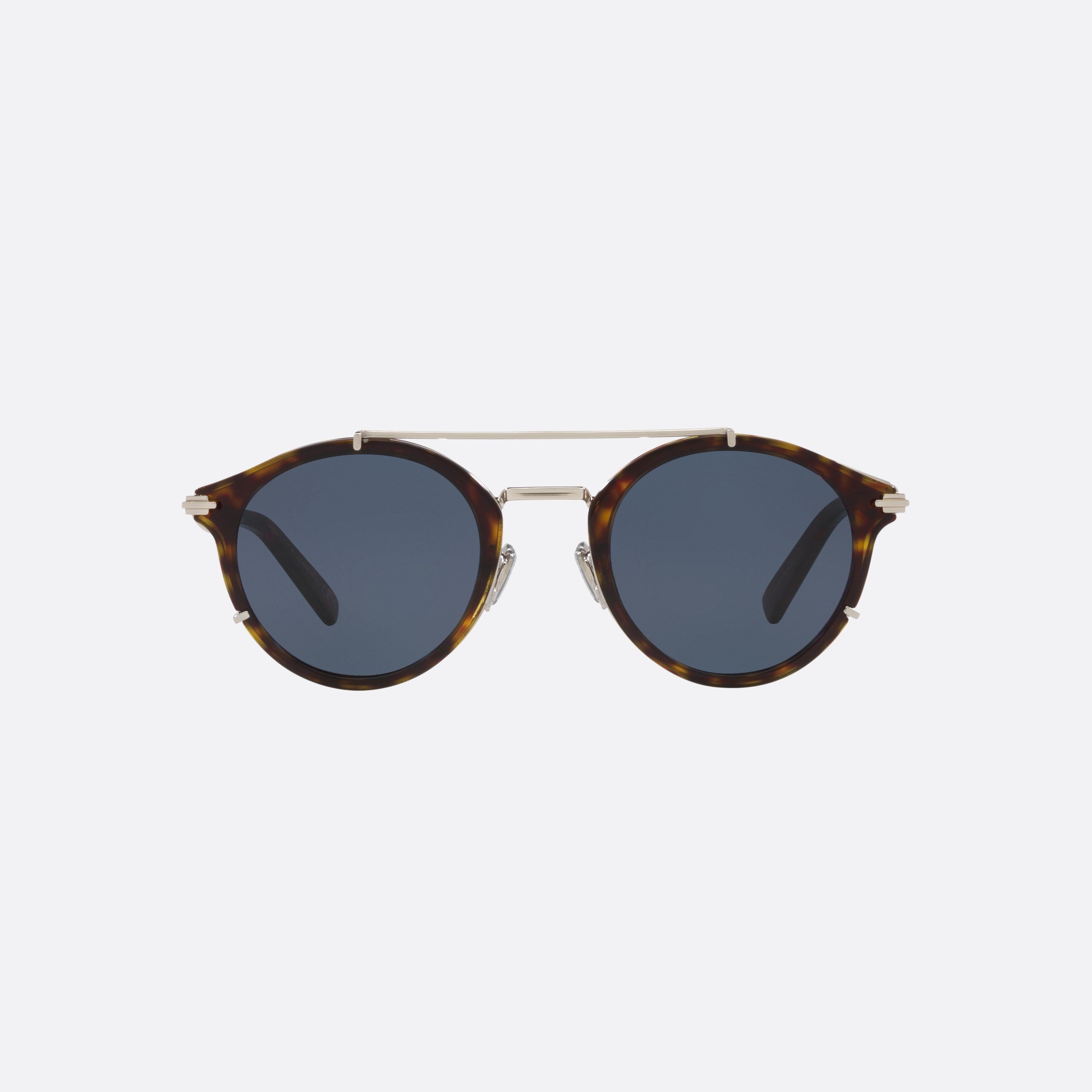 Dior 50mm Diorblacksuit R7u 20b0 Tortoise Round Men Sunglasses - Side View