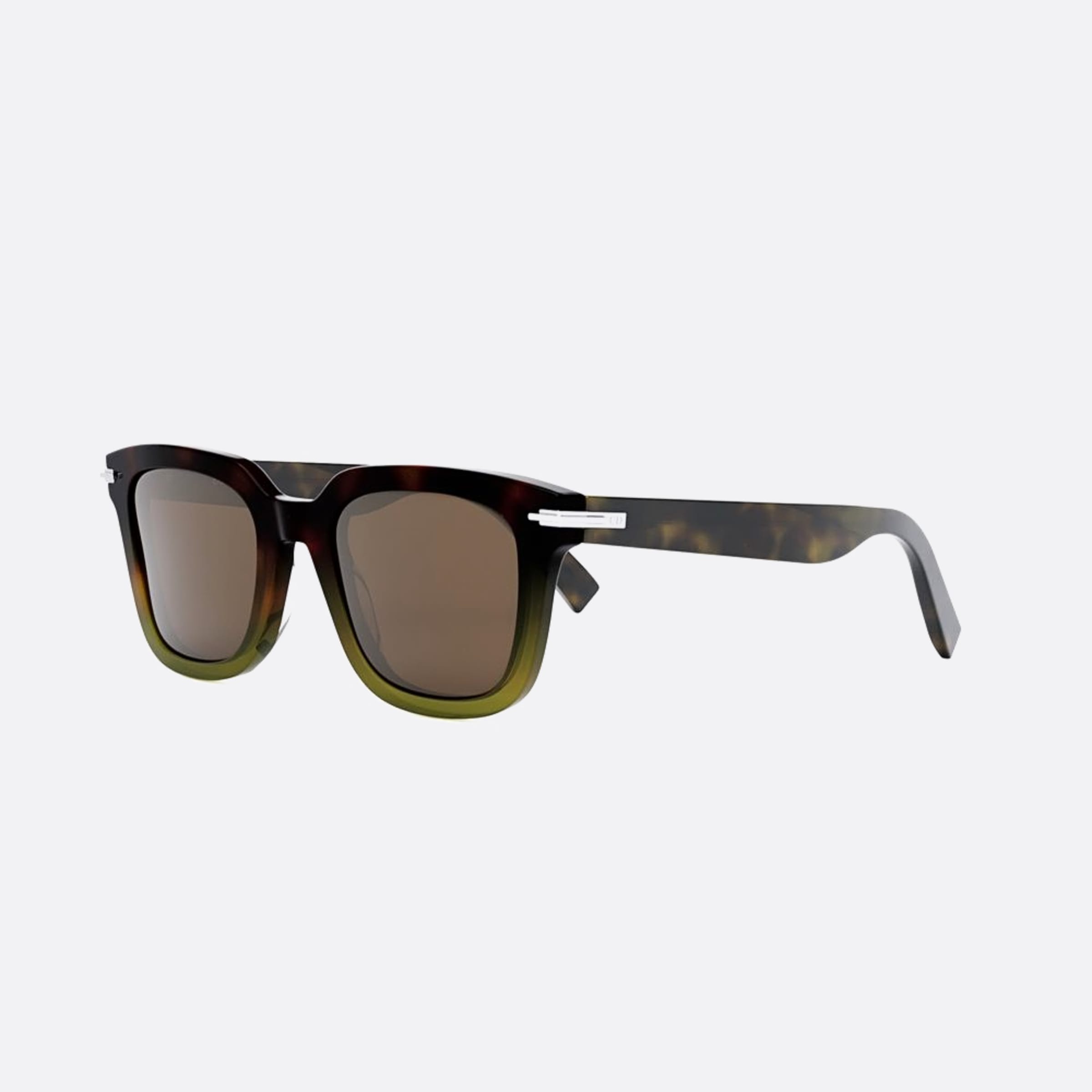 Dior 51mm Diorblacksuit S10i 27f0 Havana Geometric Men Sunglasses - Side View