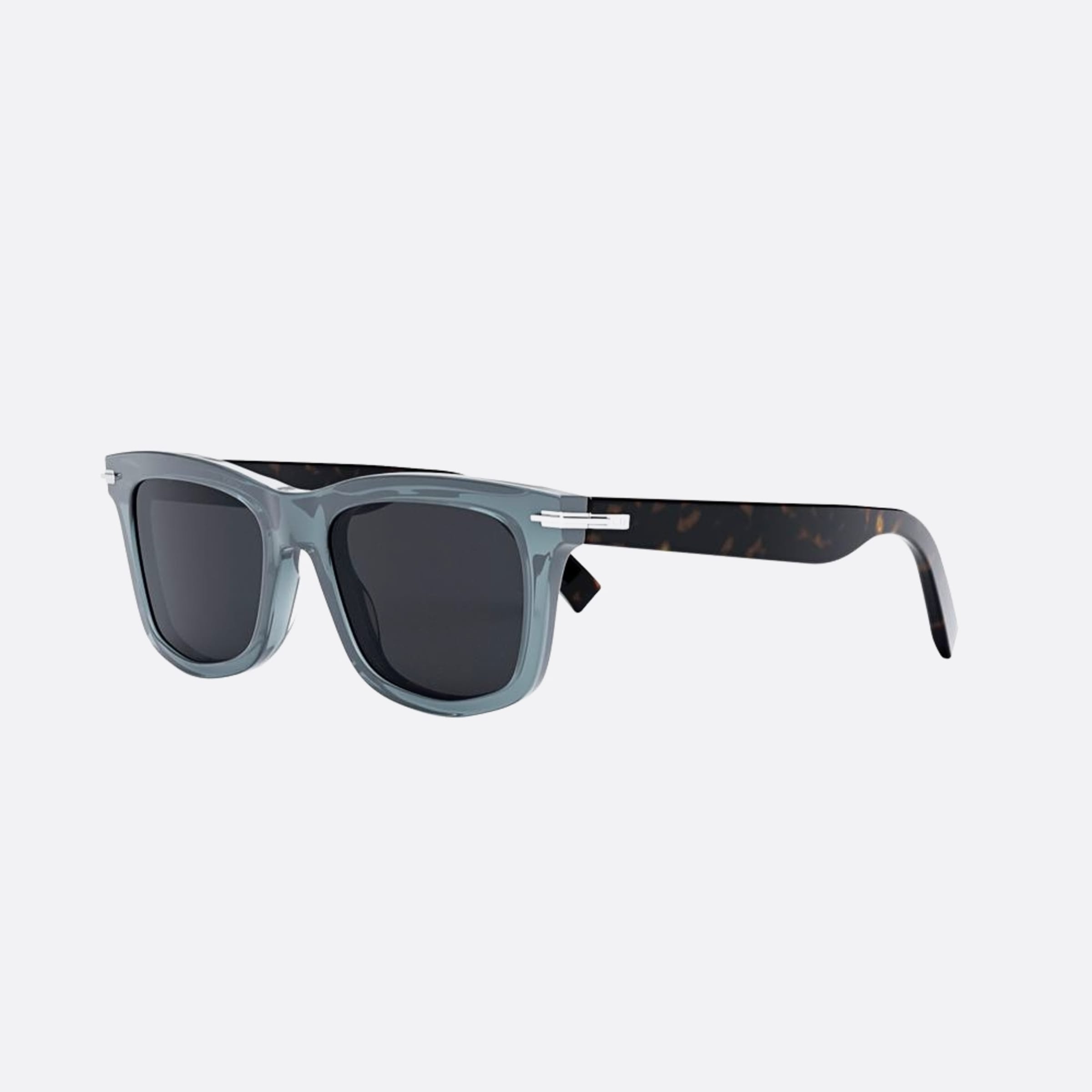 Dior 53mm Diorblacksuit S11i 45p0 Grey Geometric Men Sunglasses - Side View