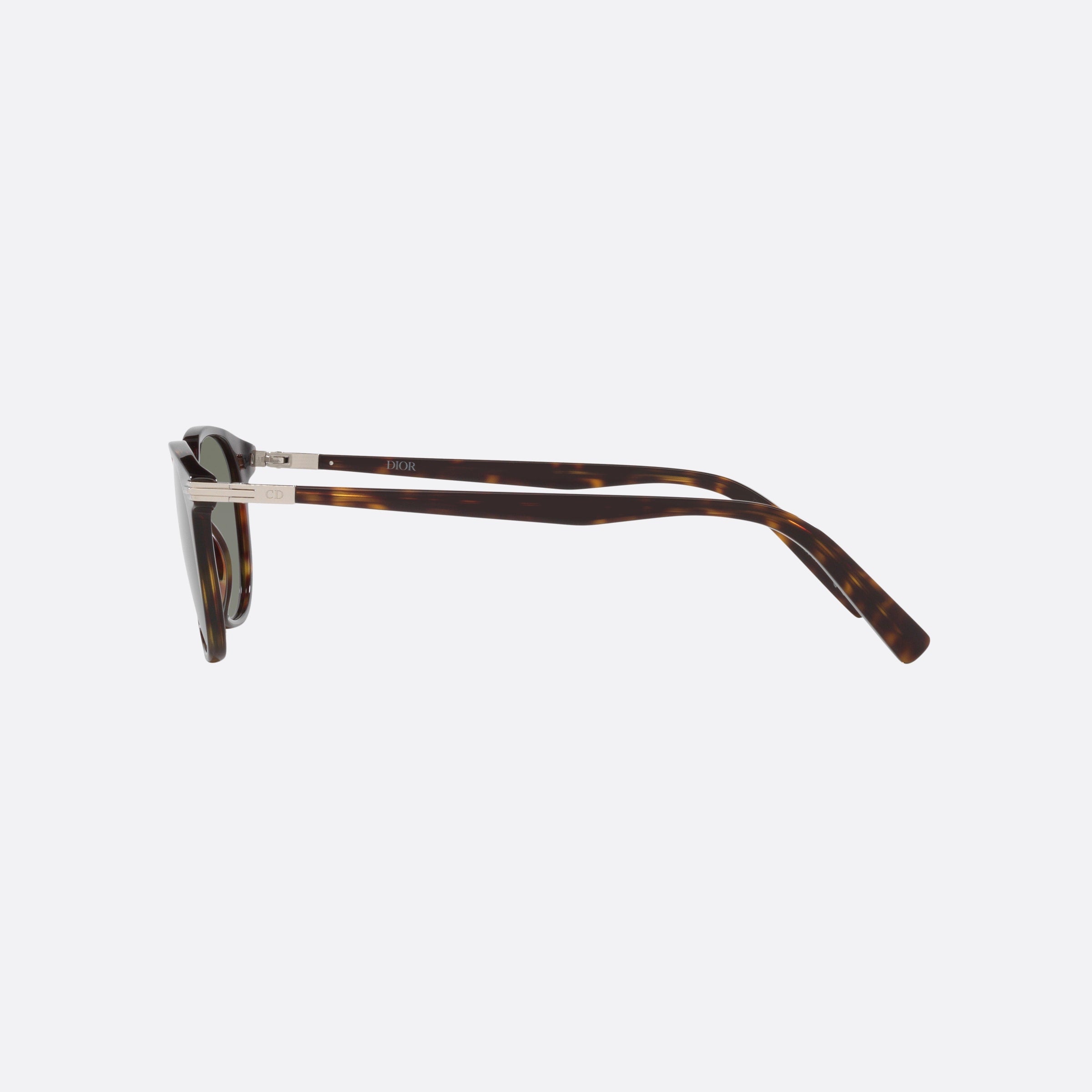Dior 52mm Diorblacksuit S12i Dm40125i Tortoise Oval Men Sunglasses - Detail View
