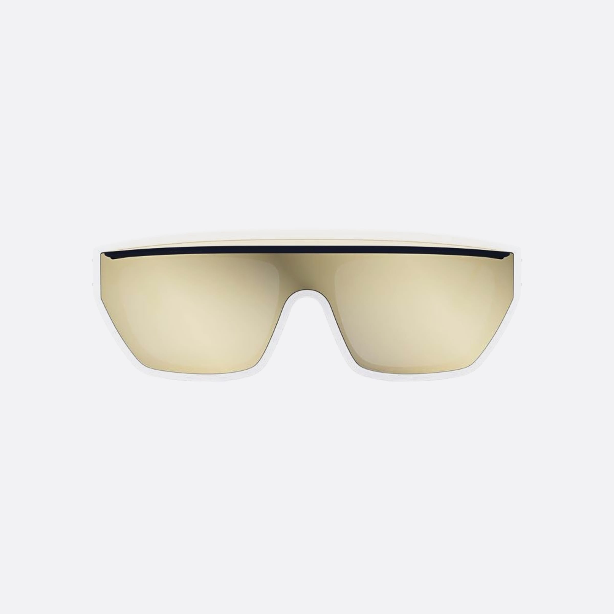 Dior Diorclub M7u 51a5 White Shield Women Sunglasses - Main View