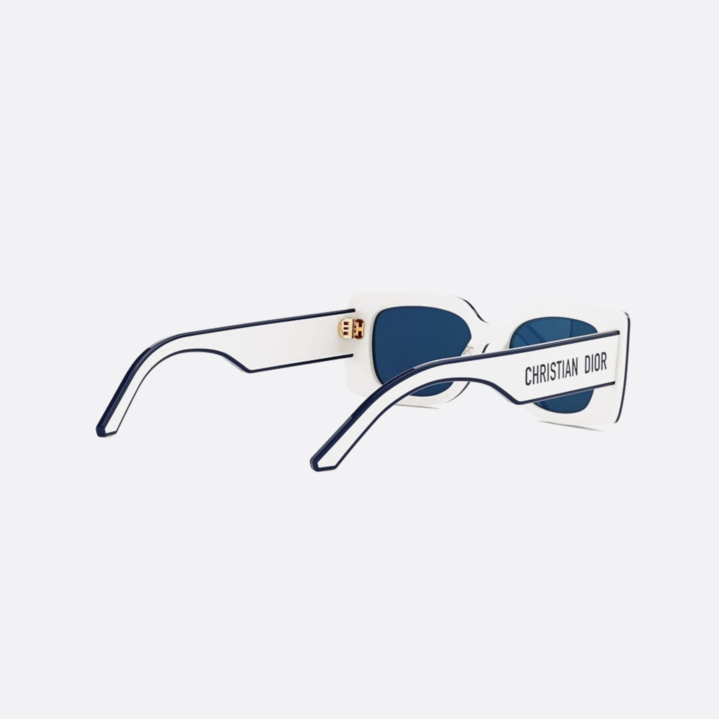 Dior 53mm Diorpacific S1u 95b0 White Geometric Women Sunglasses - Additional Angle