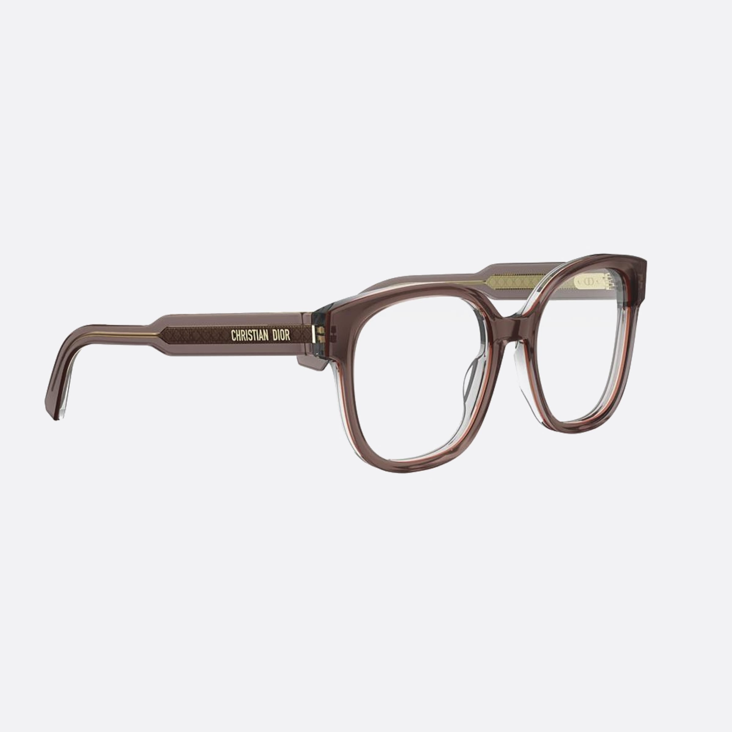 Dior 54mm Diorprismeo S4i Havana Squared Women Eyeglasses - Additional Angle