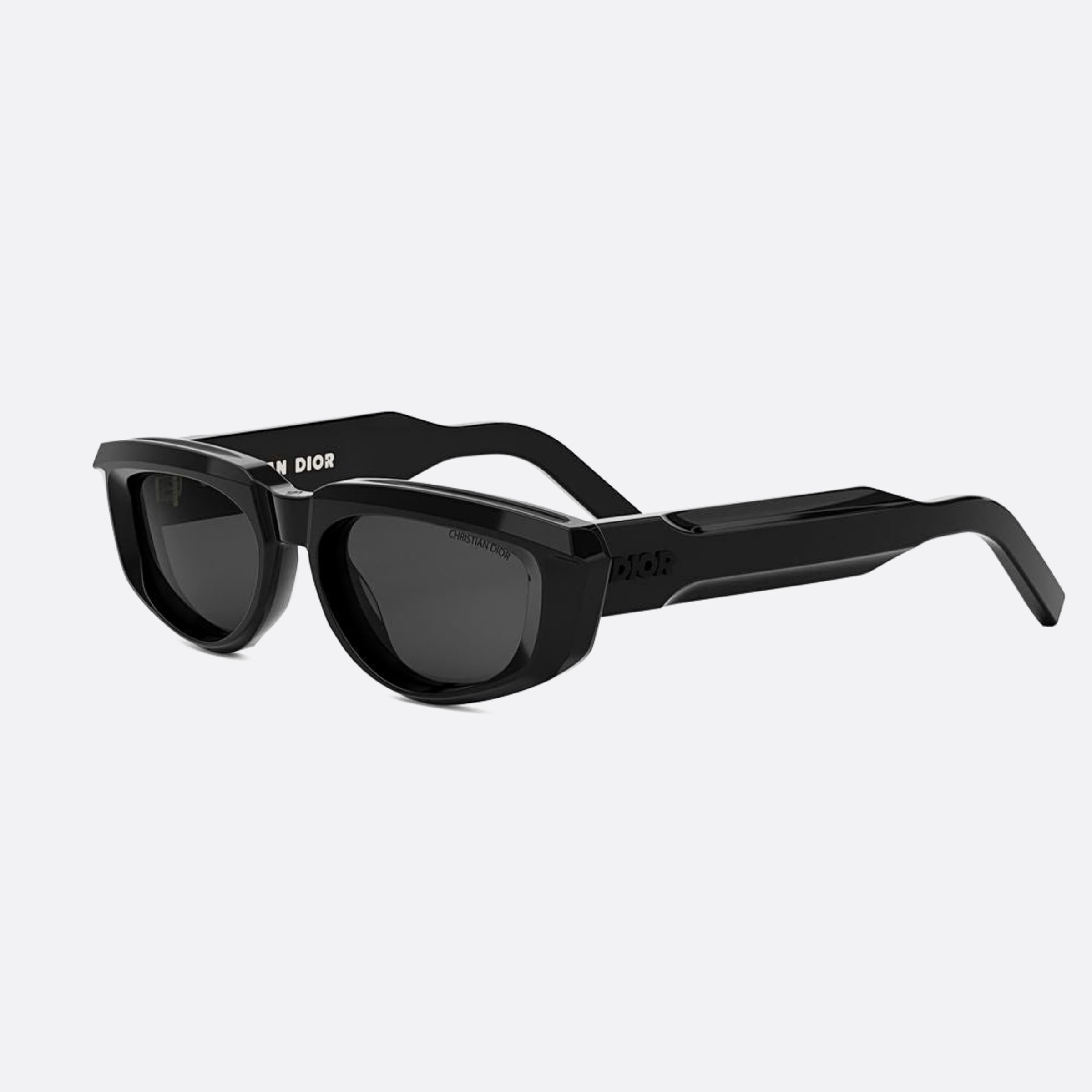 Dior 53mm Diorxplorer S3i 10a0 Black Geometric Men Sunglasses - Side View