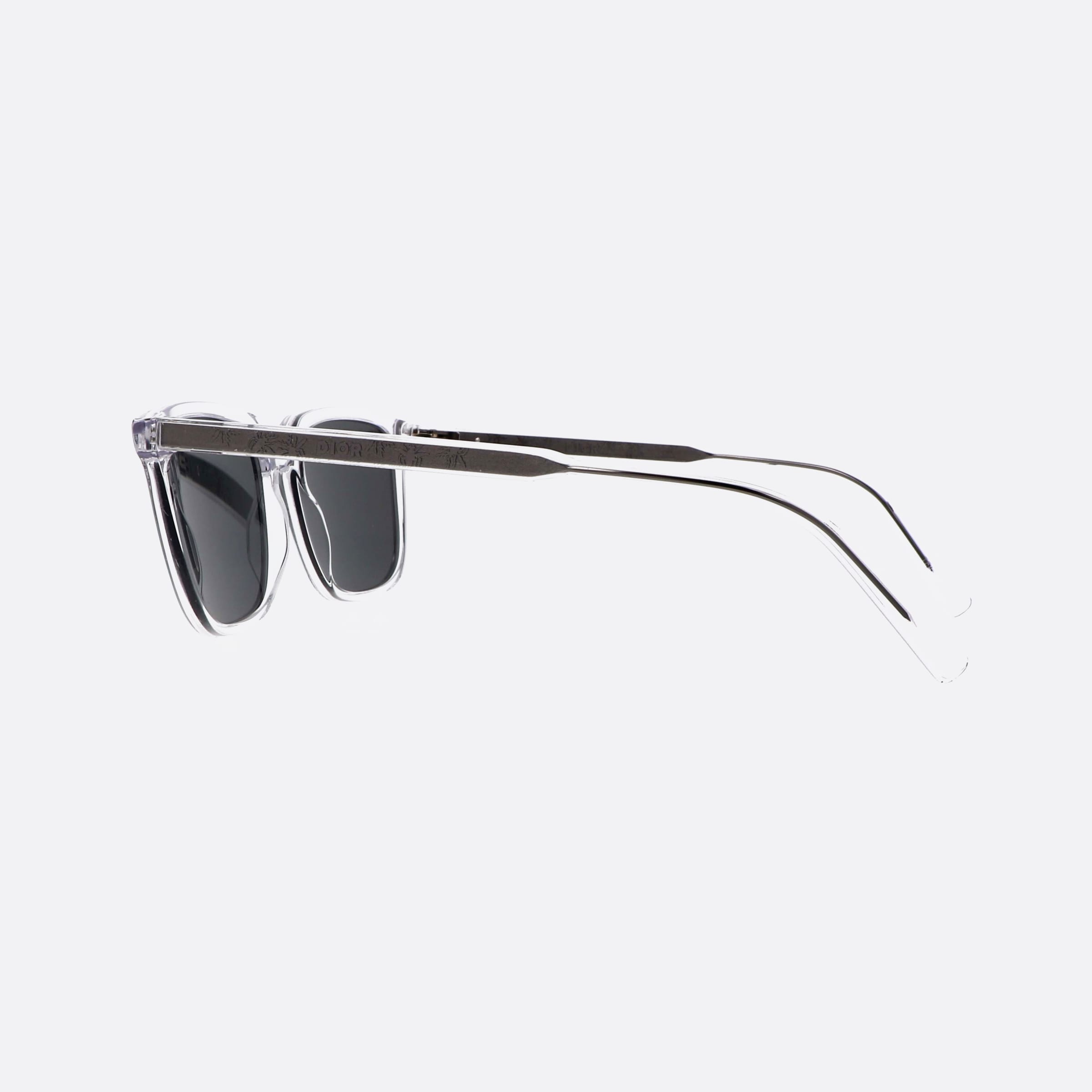 Dior 54mm Indior S1i 85a4 Clear Men Sunglasses - Detail View