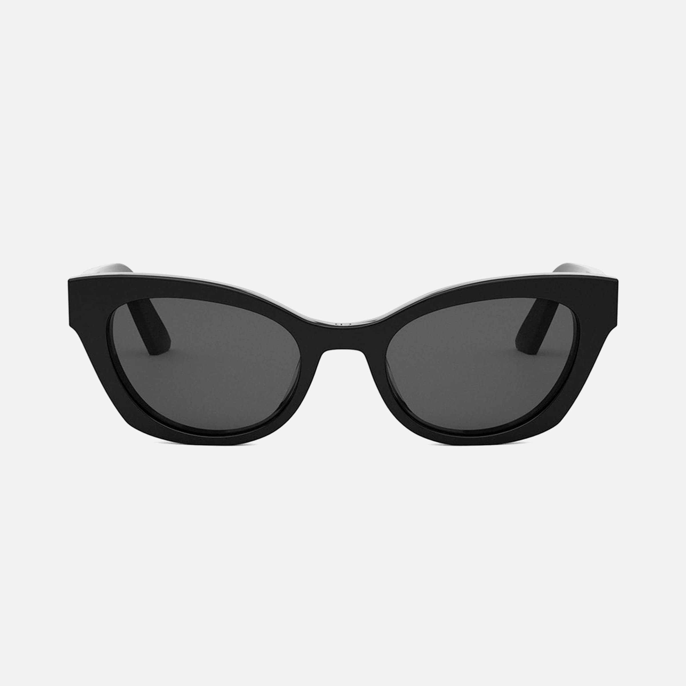 Dior 51mm Women's Midnight B2i 10a0 Black Cat Eye Sunglasses - Side View