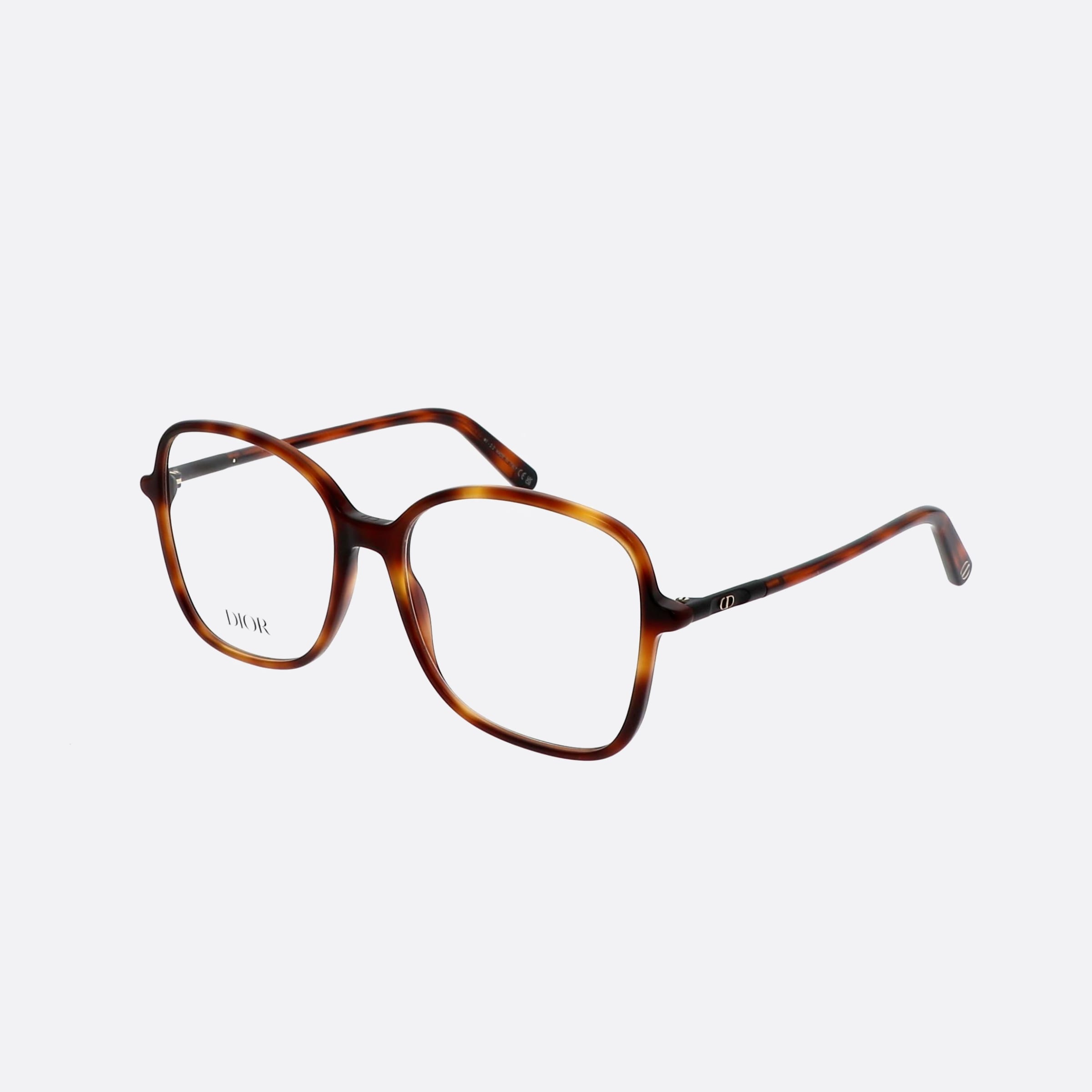 Dior 55mm Mini B2i Tortoise Women Eyeglasses - Main View