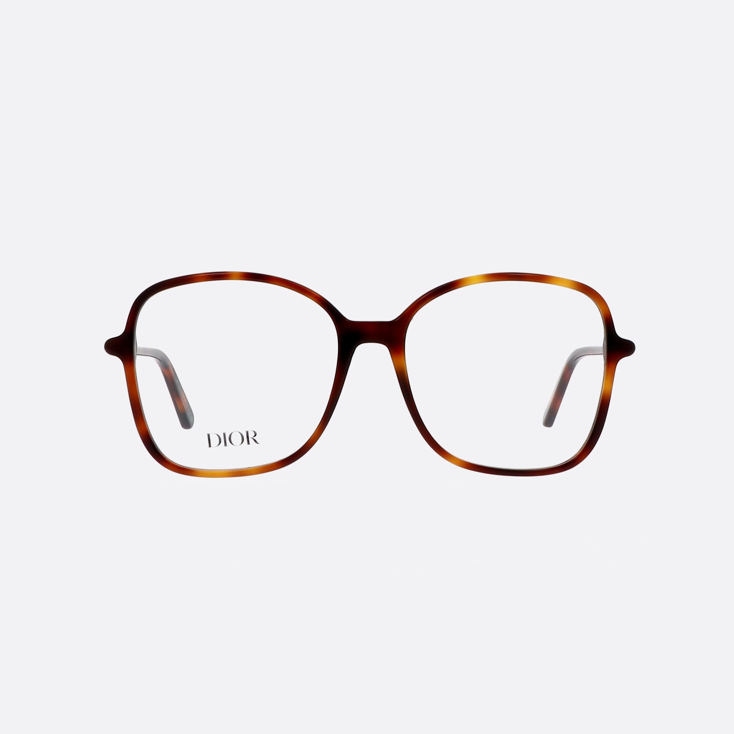 Dior 55mm Mini B2i Tortoise Women Eyeglasses - Side View