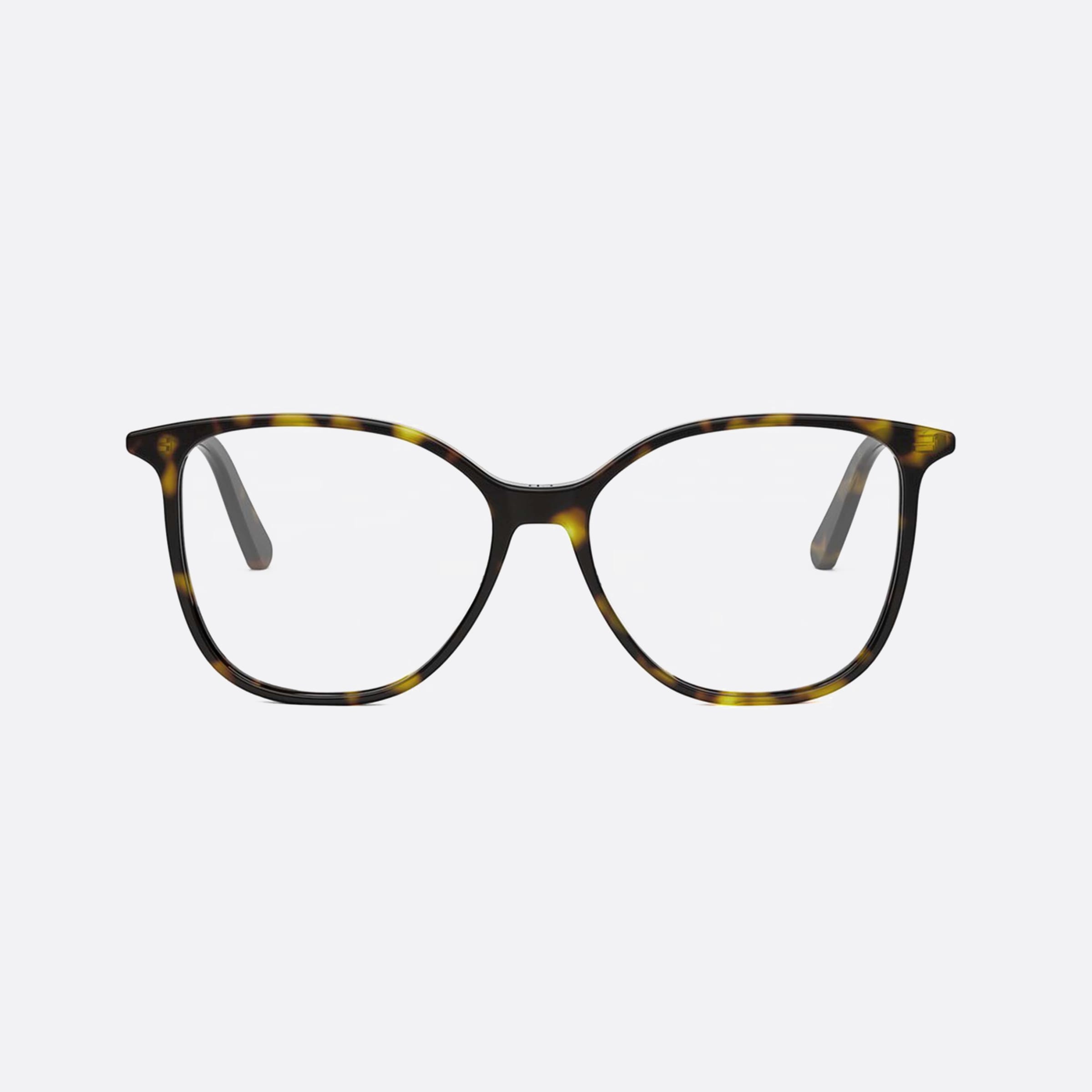 Dior 55mm Mini B6i Havana Butterfly Women Eyeglasses - Side View