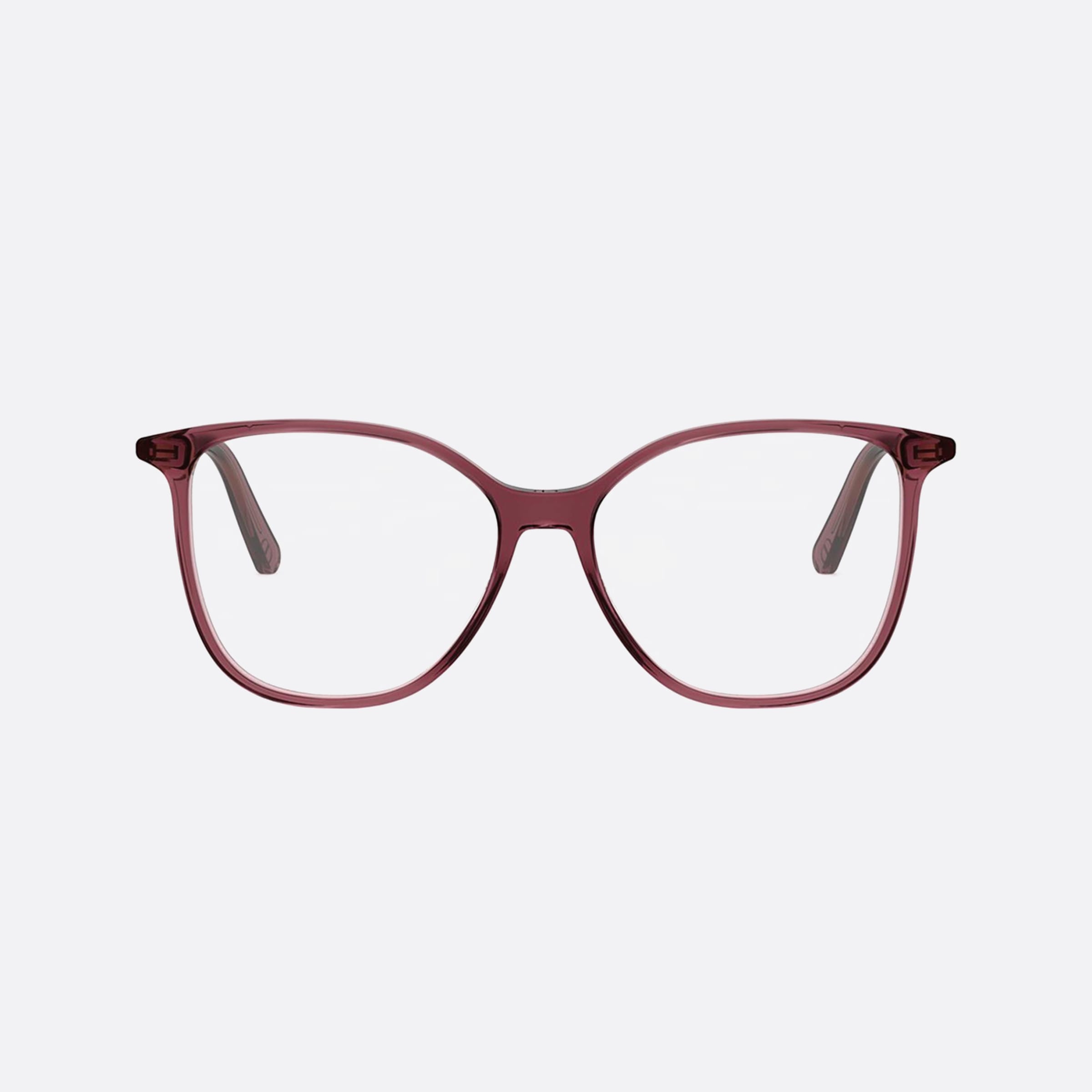 Dior 55mm Mini B6i Red Women Eyeglasses - Side View