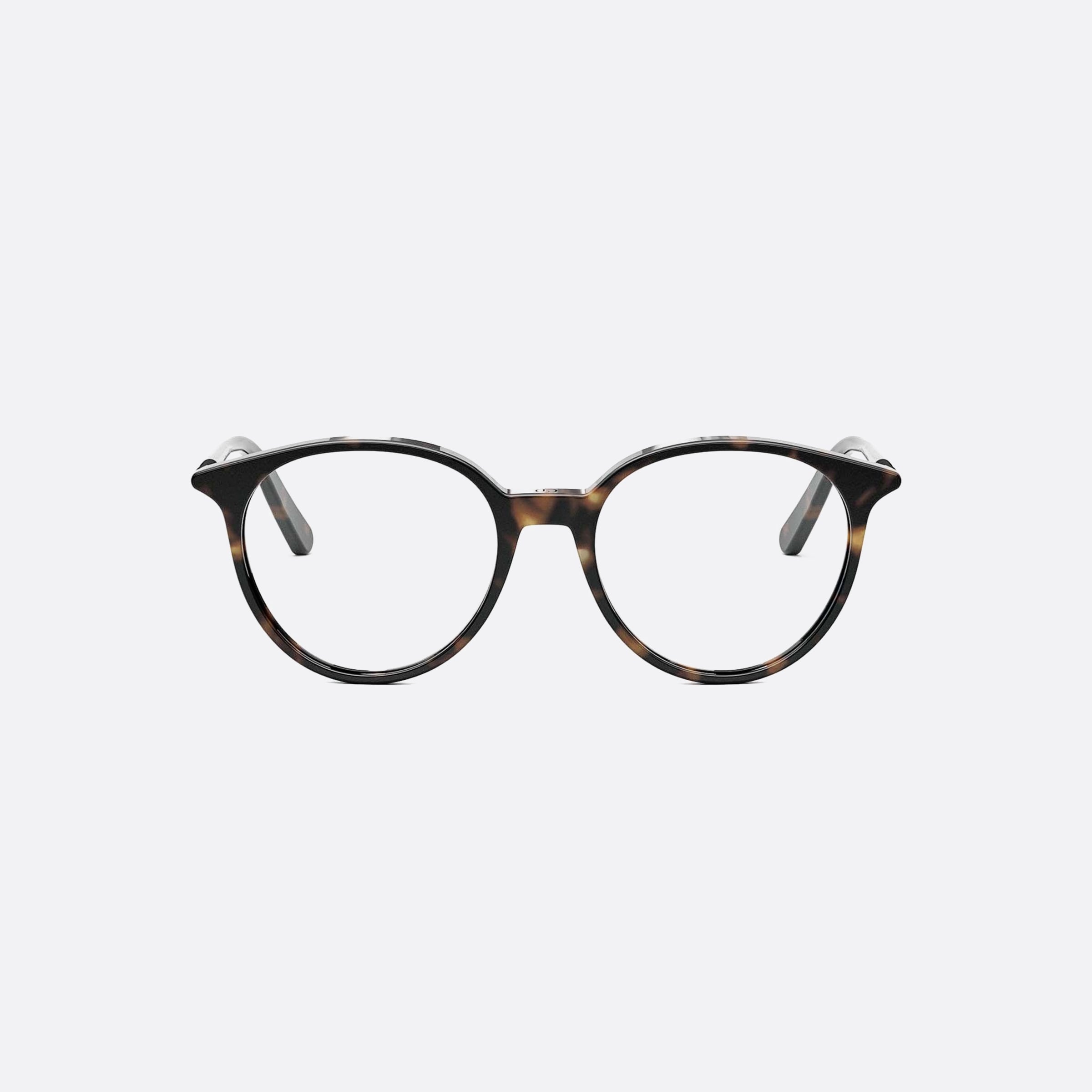 Dior 50mm Mini R5i Havana Round Women Eyeglasses - Side View