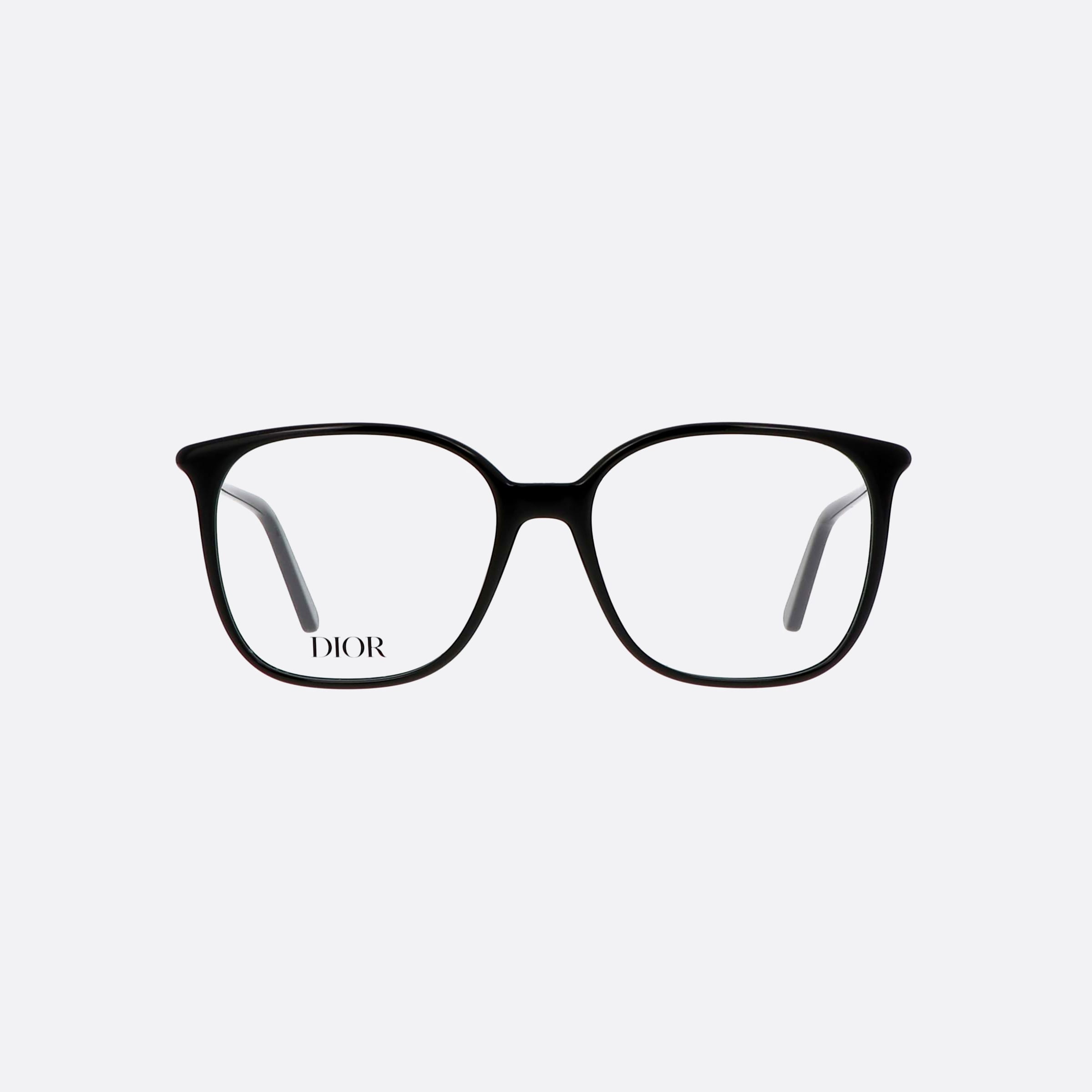 Dior 53mm Mini S1i Black Women Eyeglasses - Side View