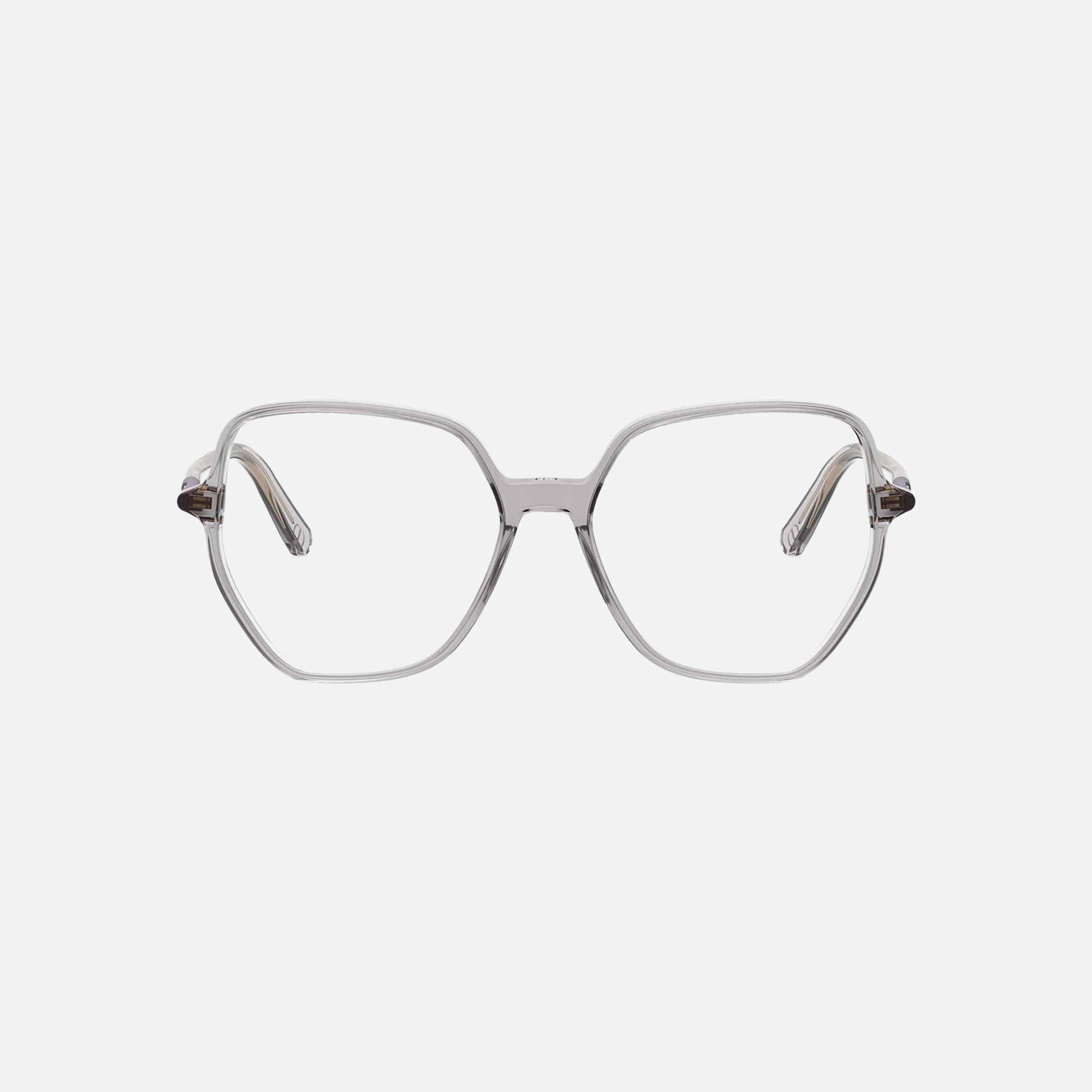 Dior 55mm Mini S8i Clear Women Eyeglasses - Side View