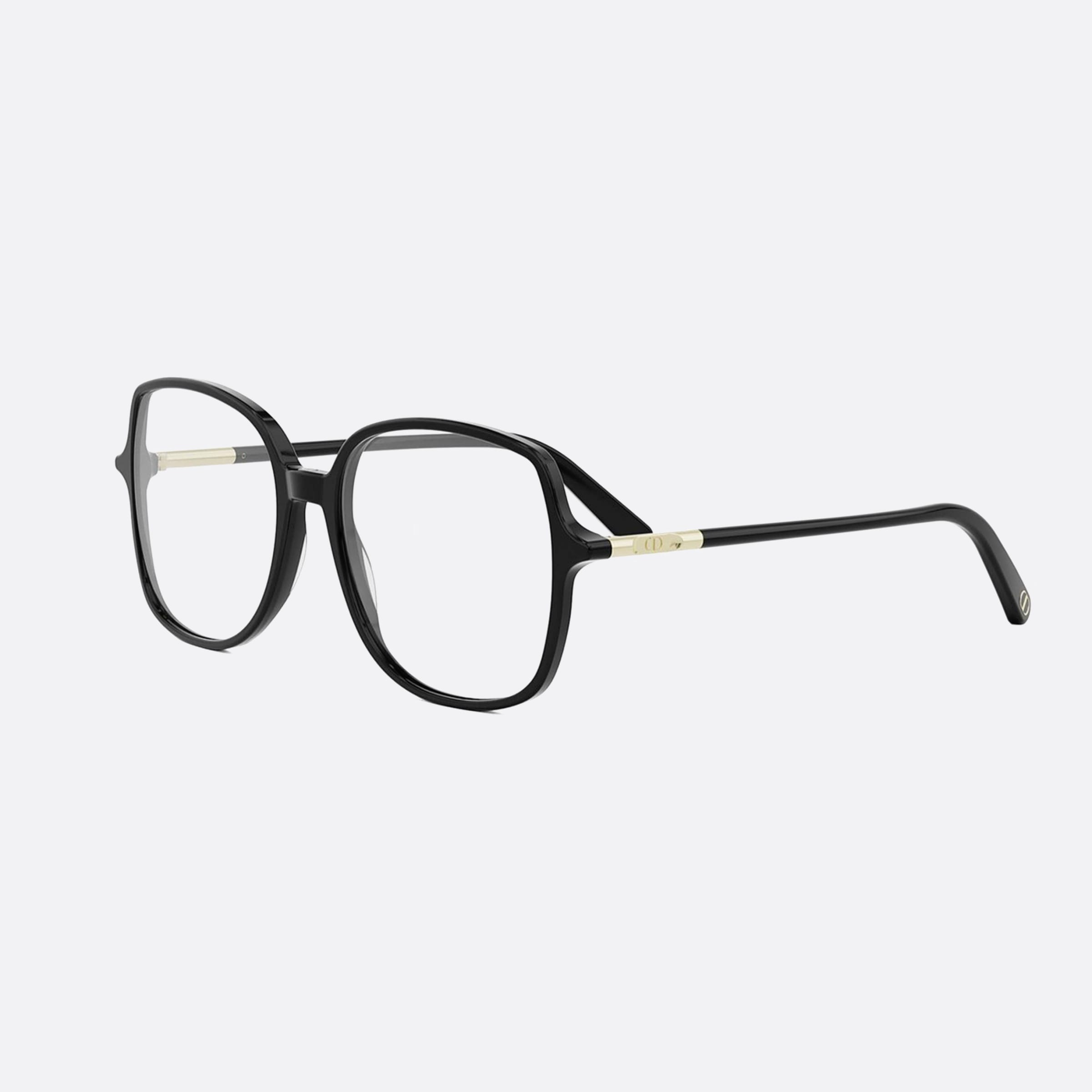 Dior 55mm Mini S9i Black Round Women Eyeglasses - Main View