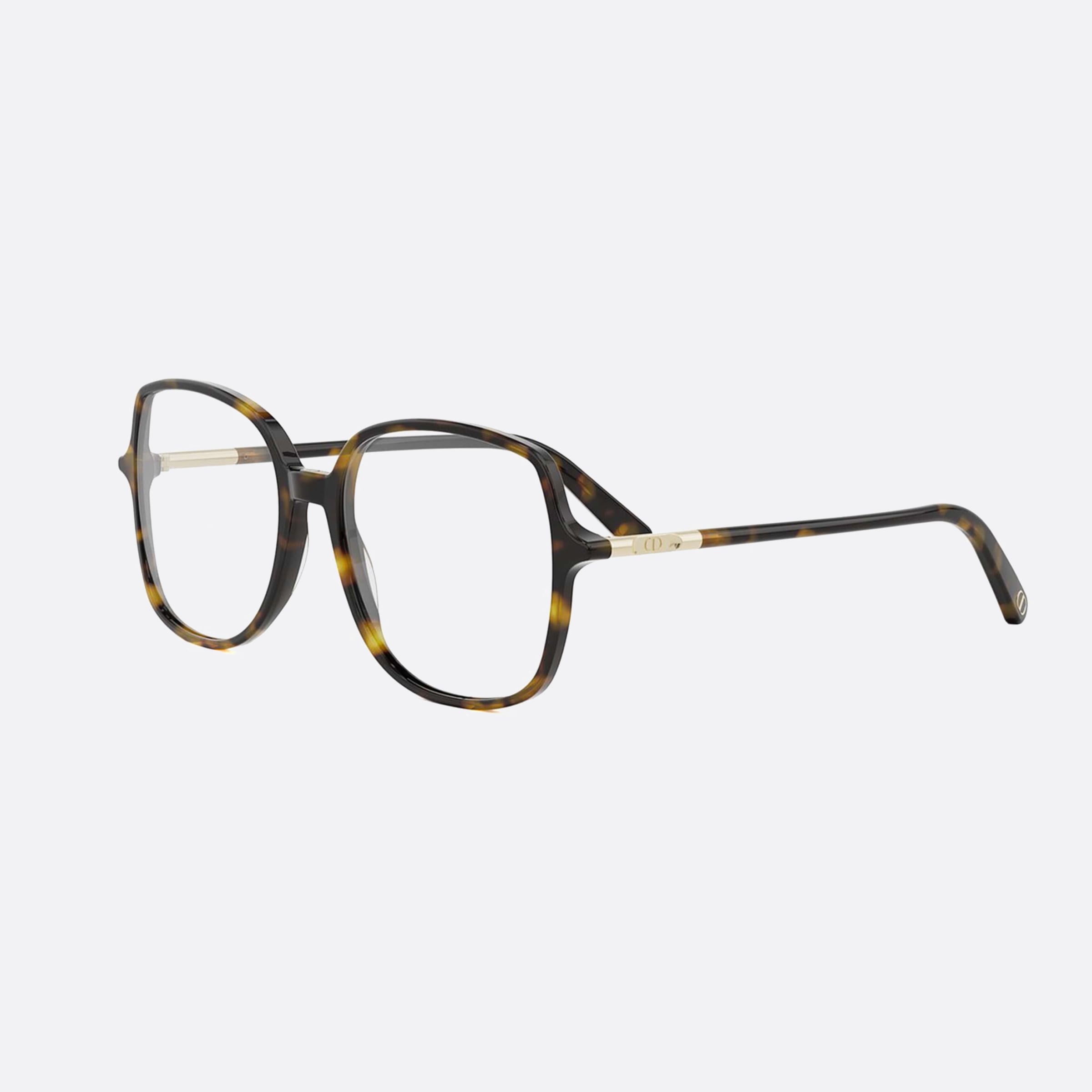 Dior 55mm Mini S9i Havana Round Women Eyeglasses - Main View