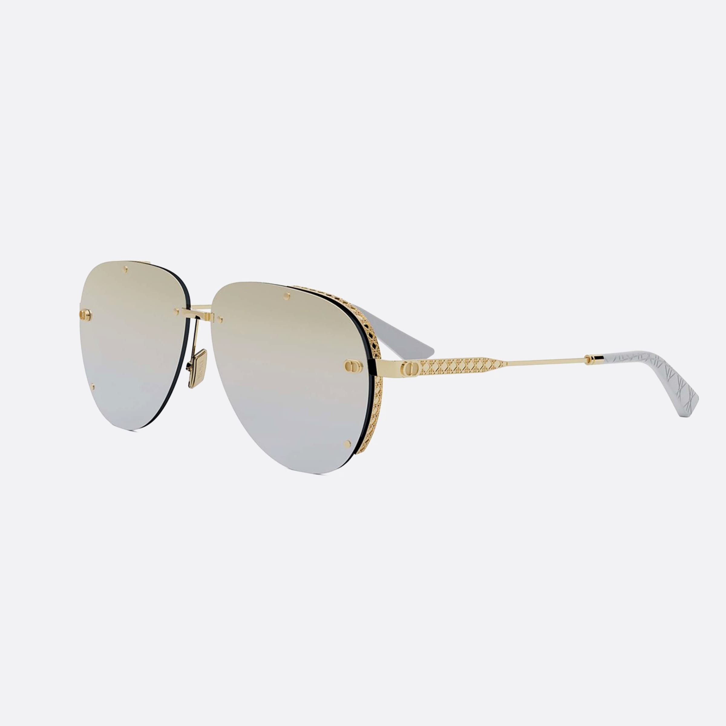 Dior 61mm Men's Neodior A1u B0h4 Gold Sunglasses - Main View