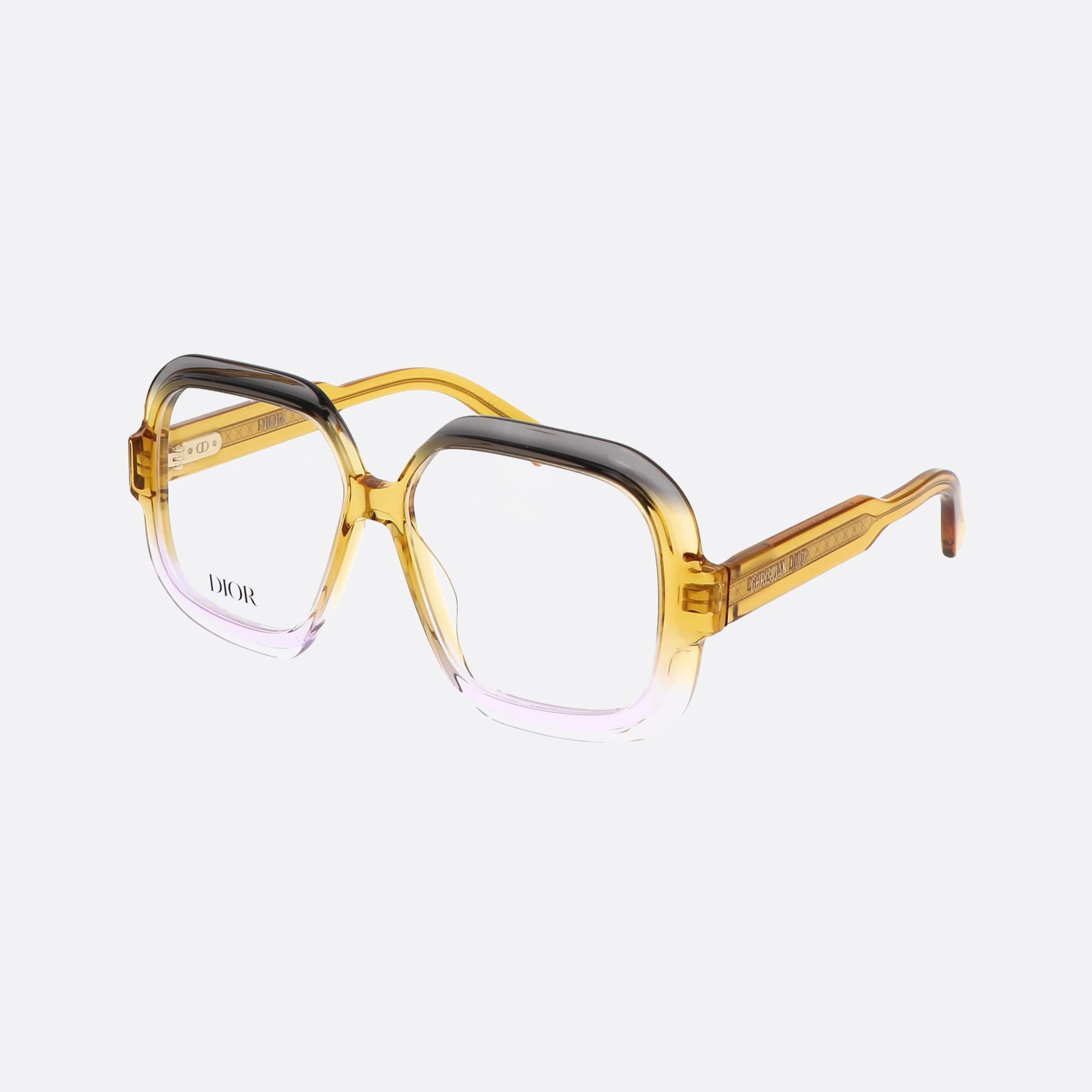 Dior 56mm Prismeo S1i Yellow Women Eyeglasses - Main View