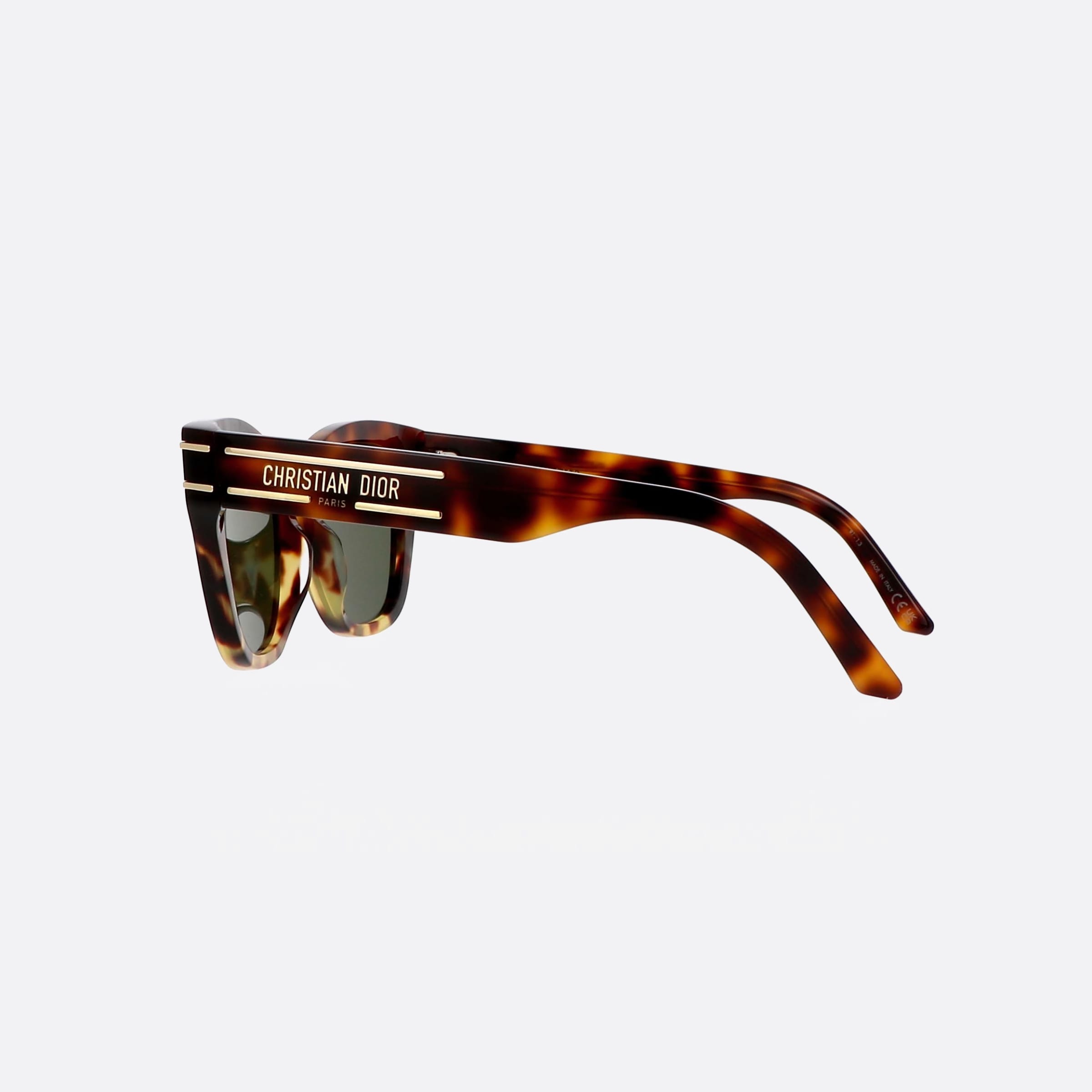 Dior 52mm Signature B4i 24c0 Tortoise Unisex Sunglasses - Detail View