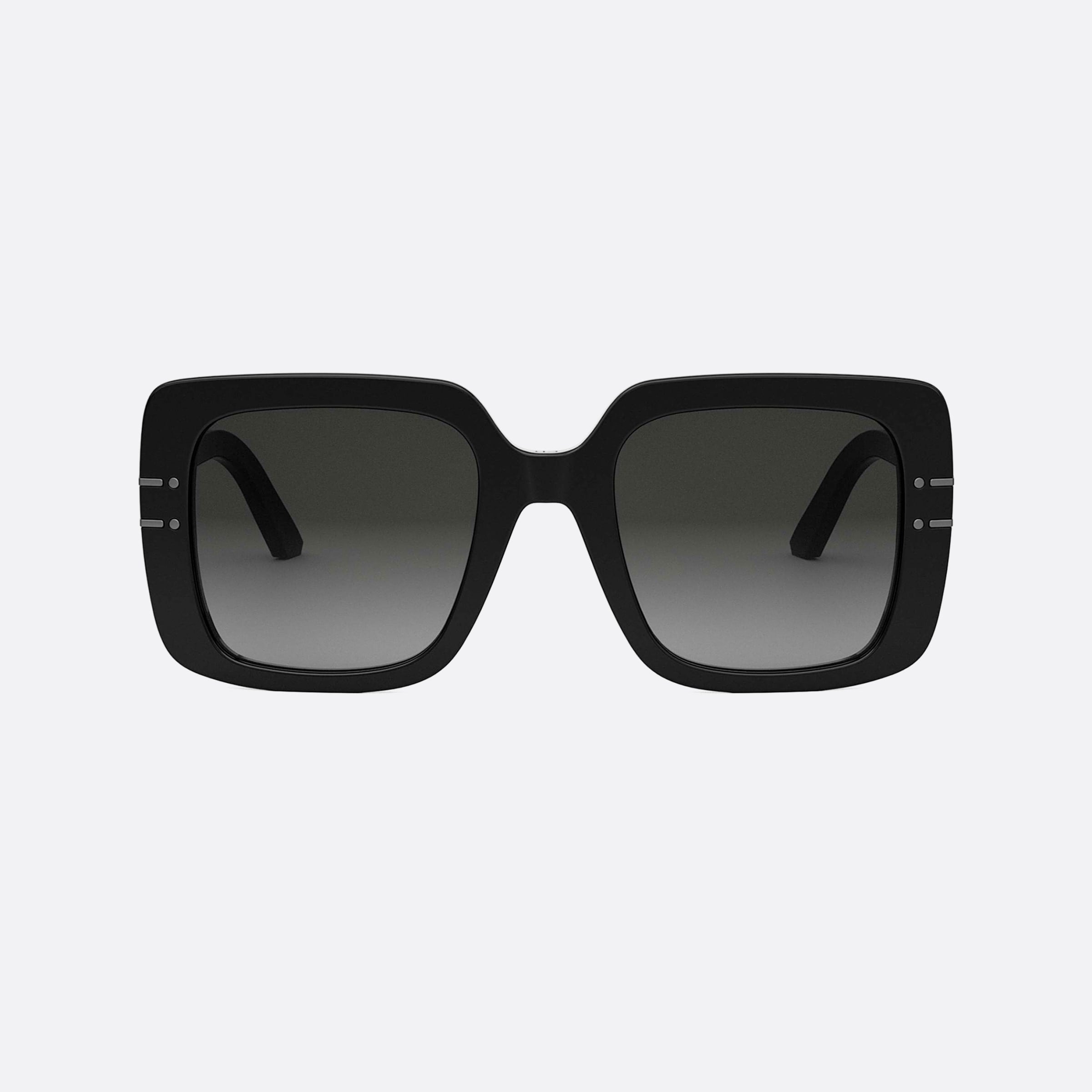 Dior 54mm Signature S11i 14a1 Black Squared Women Sunglasses - Side View