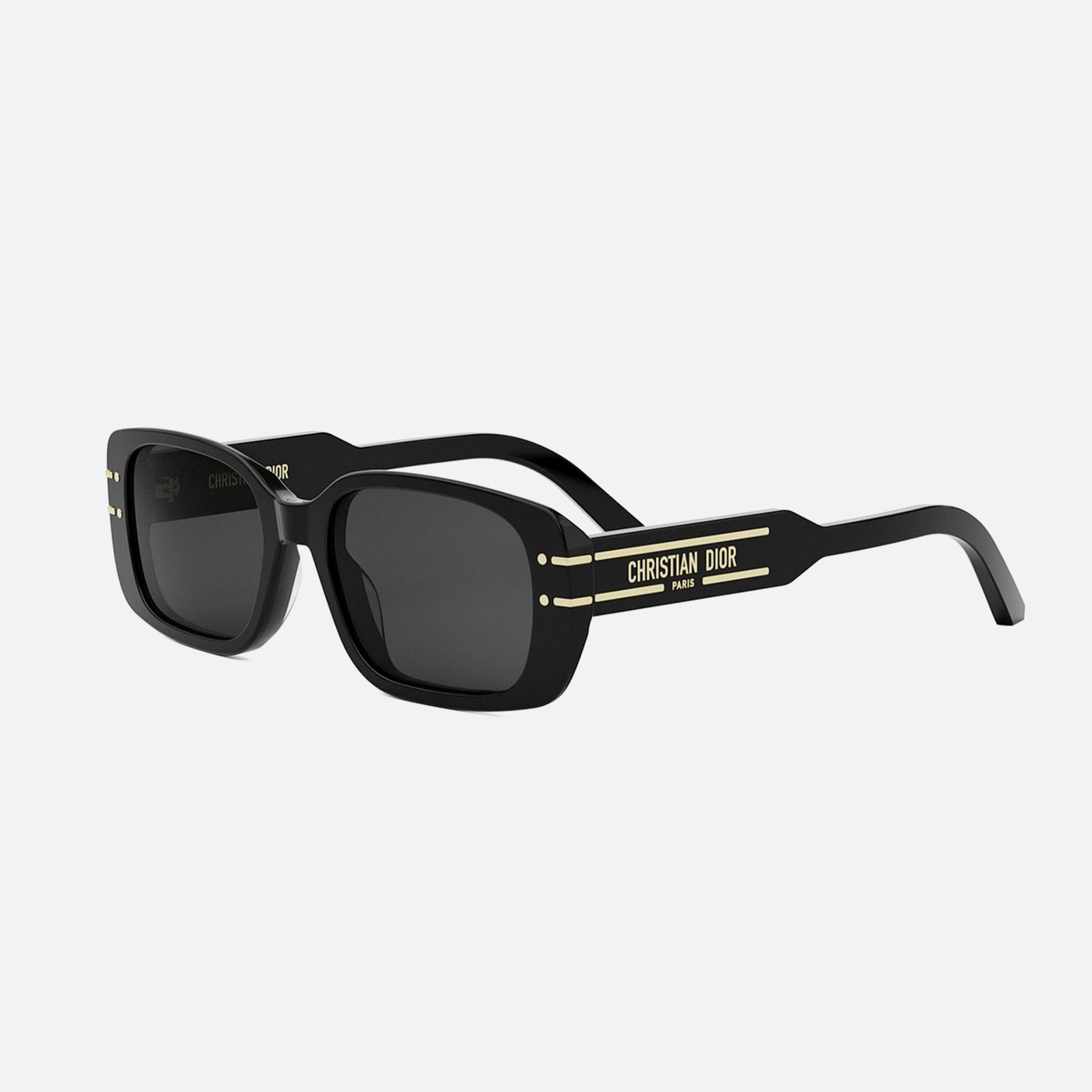 Dior 53mm Signature S12i 10a0 Black Rectangle Women Sunglasses - Main View