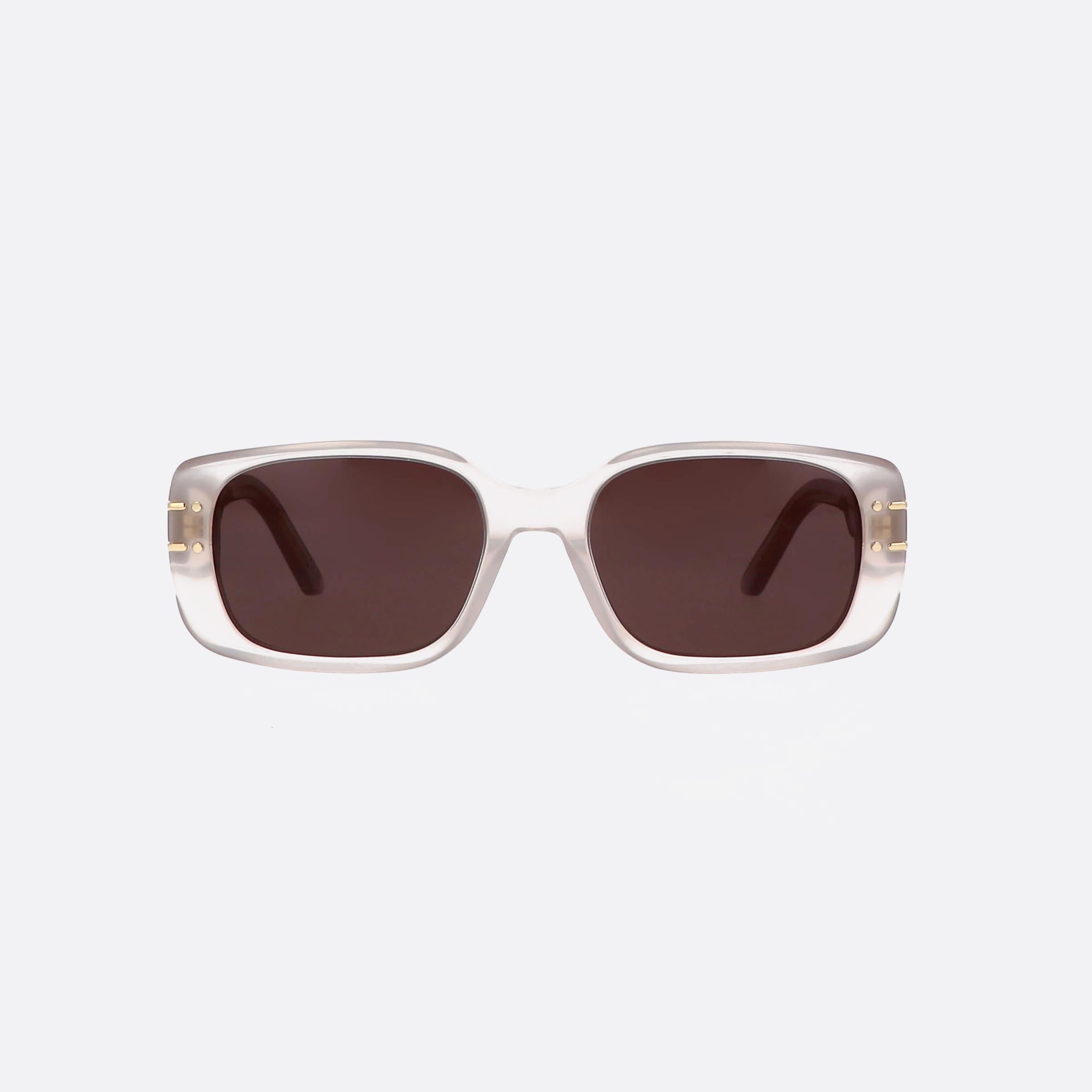 Dior 53mm Signature S12i 78f0 Beige Unisex Sunglasses - Side View