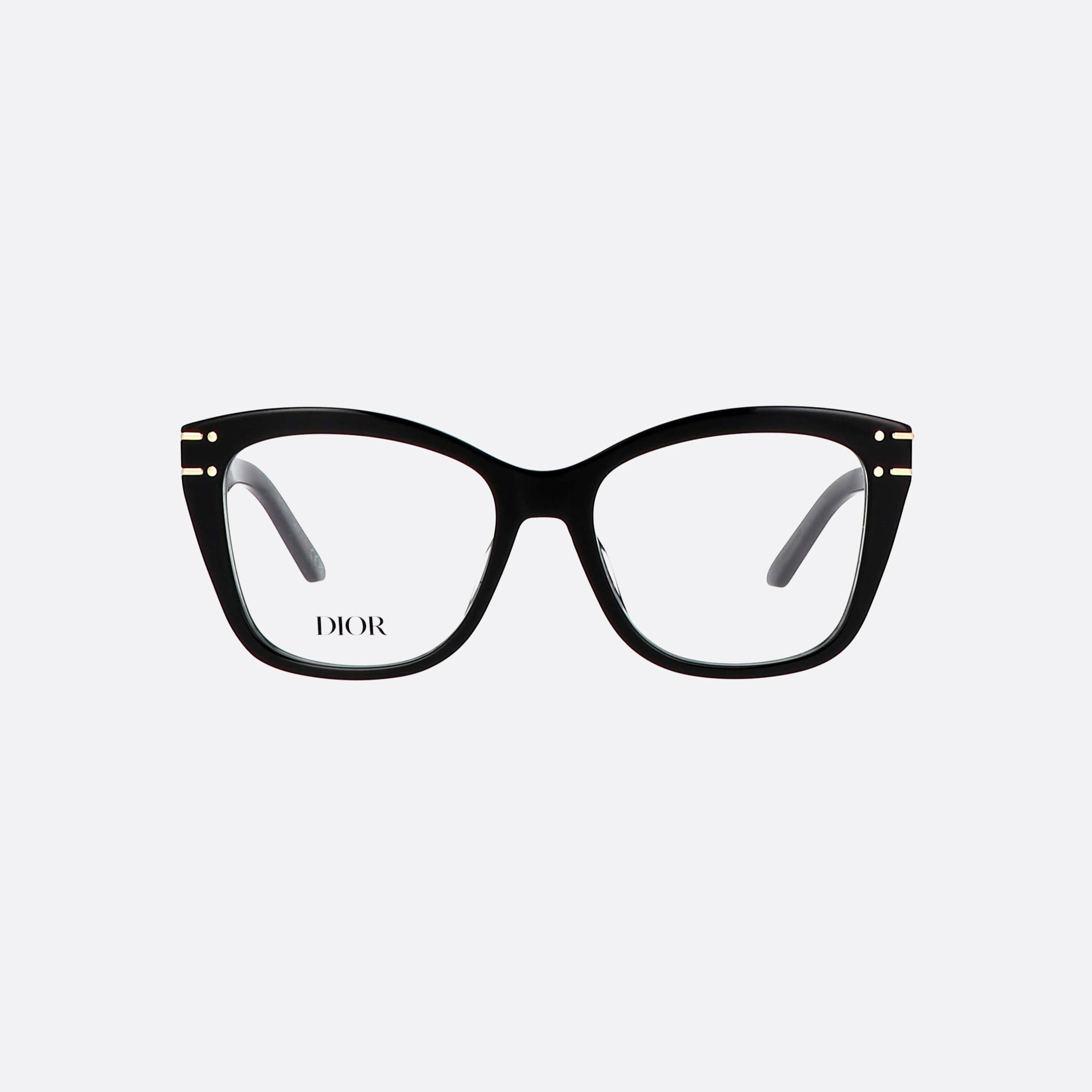 Dior 54mm Signatureo B3i Black Women Eyeglasses - Side View