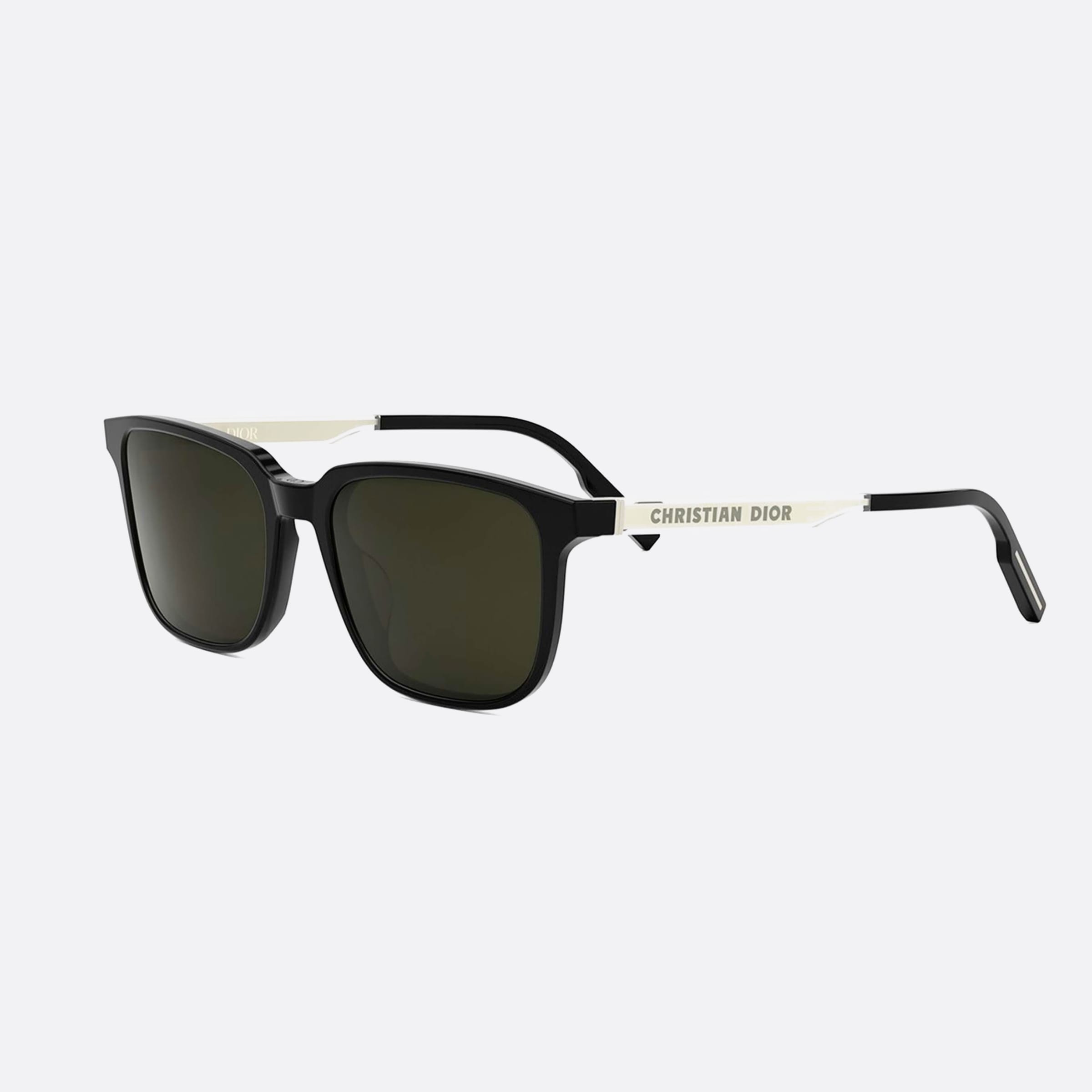 Dior 56mm Men's Tag 10c0 Black Geometric Sunglasses - Main View