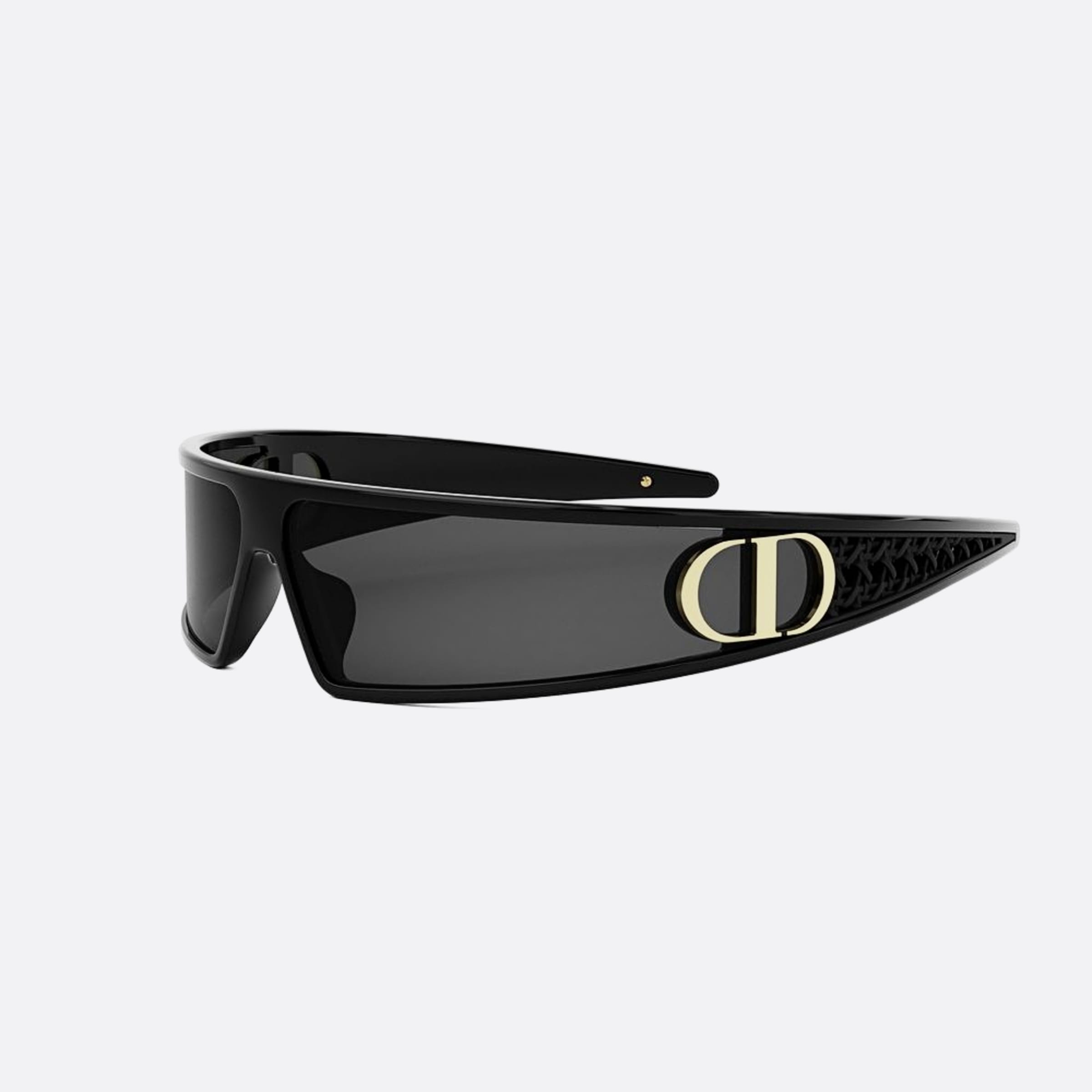 Dior 91mm Verydior M1u 10a0 Black Shield Women Sunglasses - Side View
