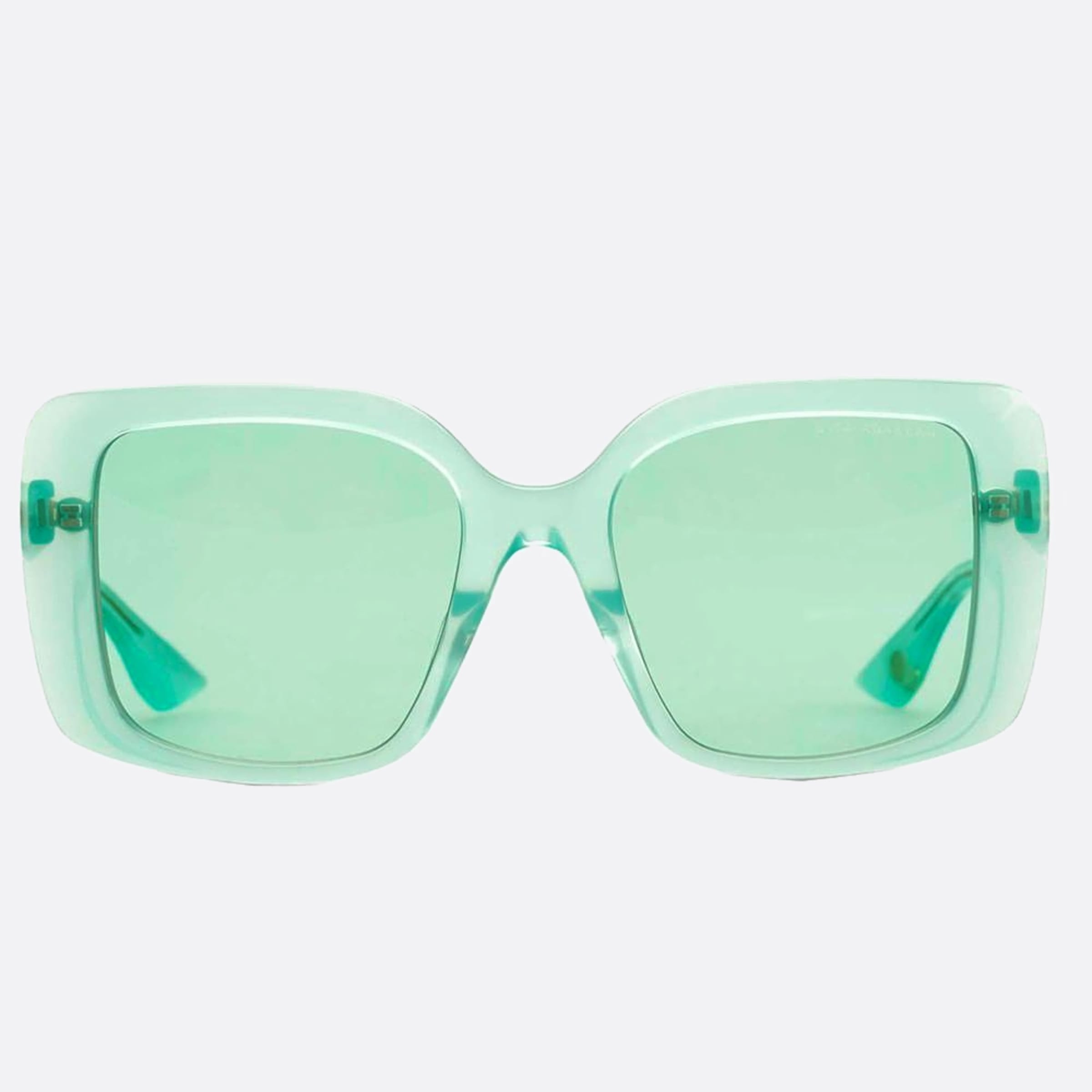 Dita 54mm Adabrah Green Geometric Unisex Sunglasses - Main View