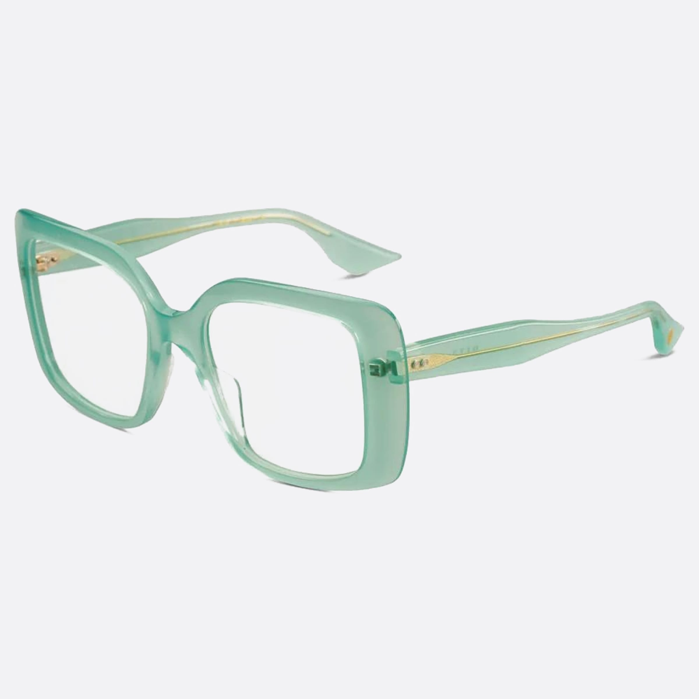 Dita 03mm Adabrah Dtx716 Green Oversize Unisex Eyeglasses - Side View