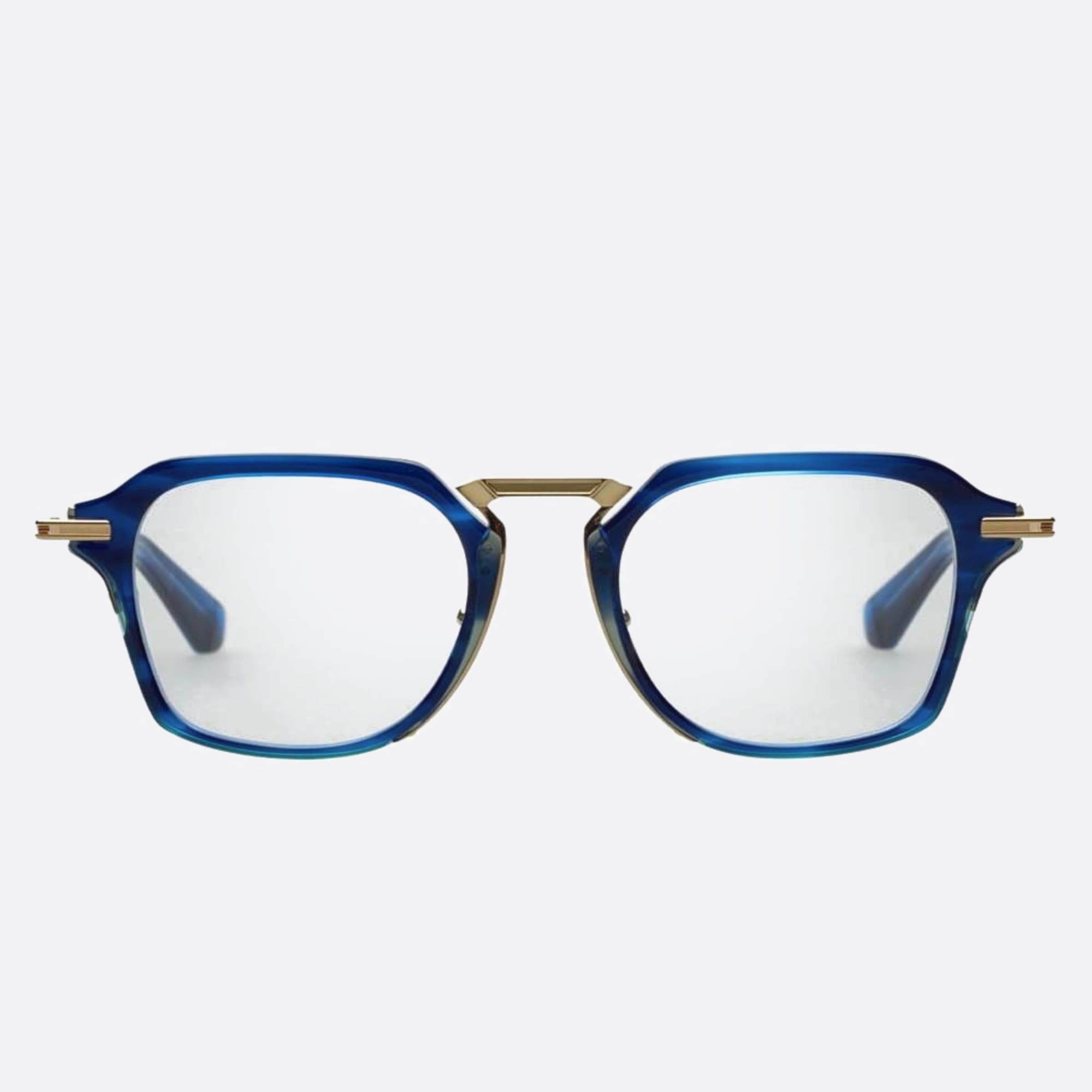 Dita 51mm Aegeus Dtx413 Blue Geometric Unisex Eyeglasses - Main View