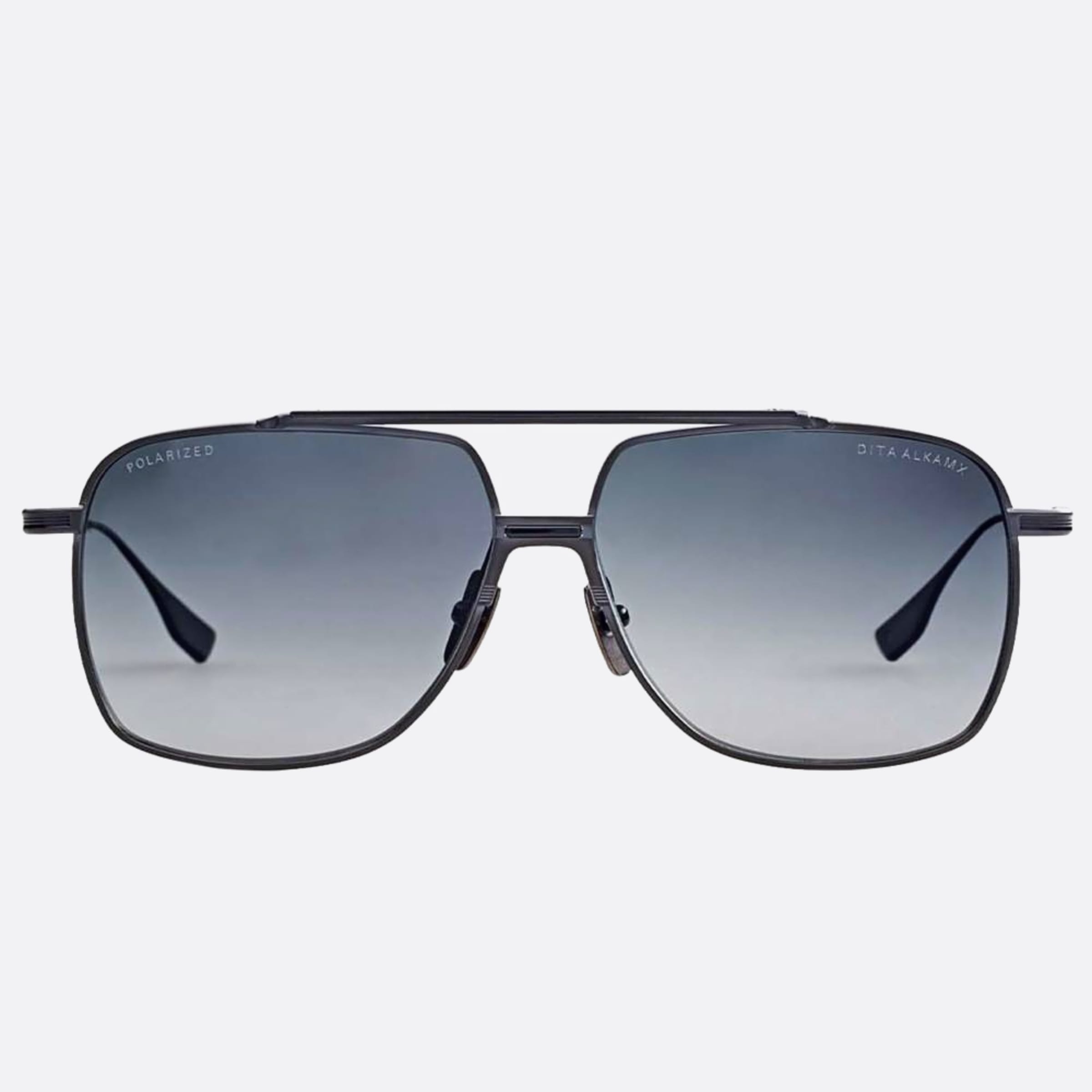 Dita 61mm Alkamx Black Pilot Polarized Unisex Sunglasses - Main View