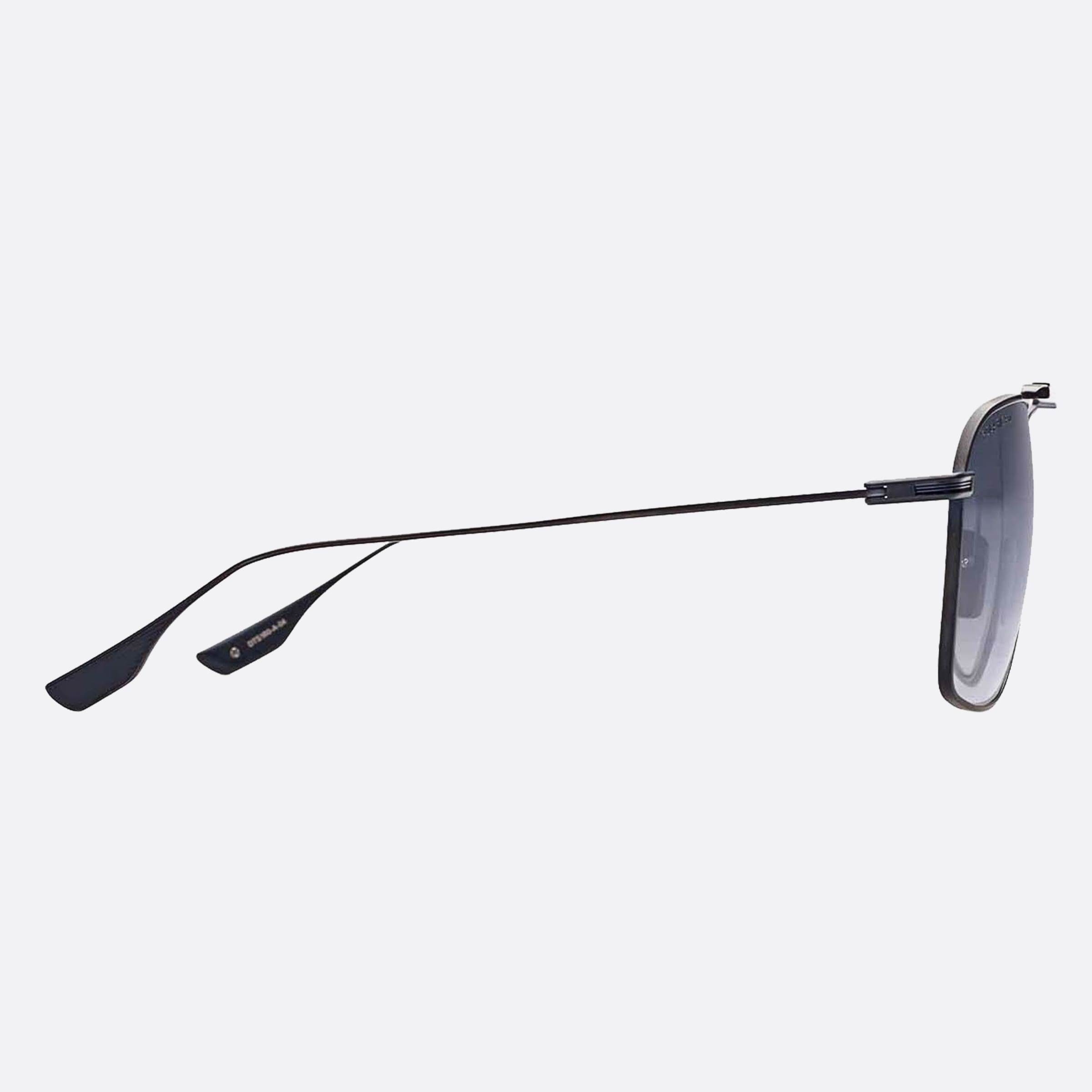 Dita 61mm Alkamx Black Pilot Polarized Unisex Sunglasses - Detail View