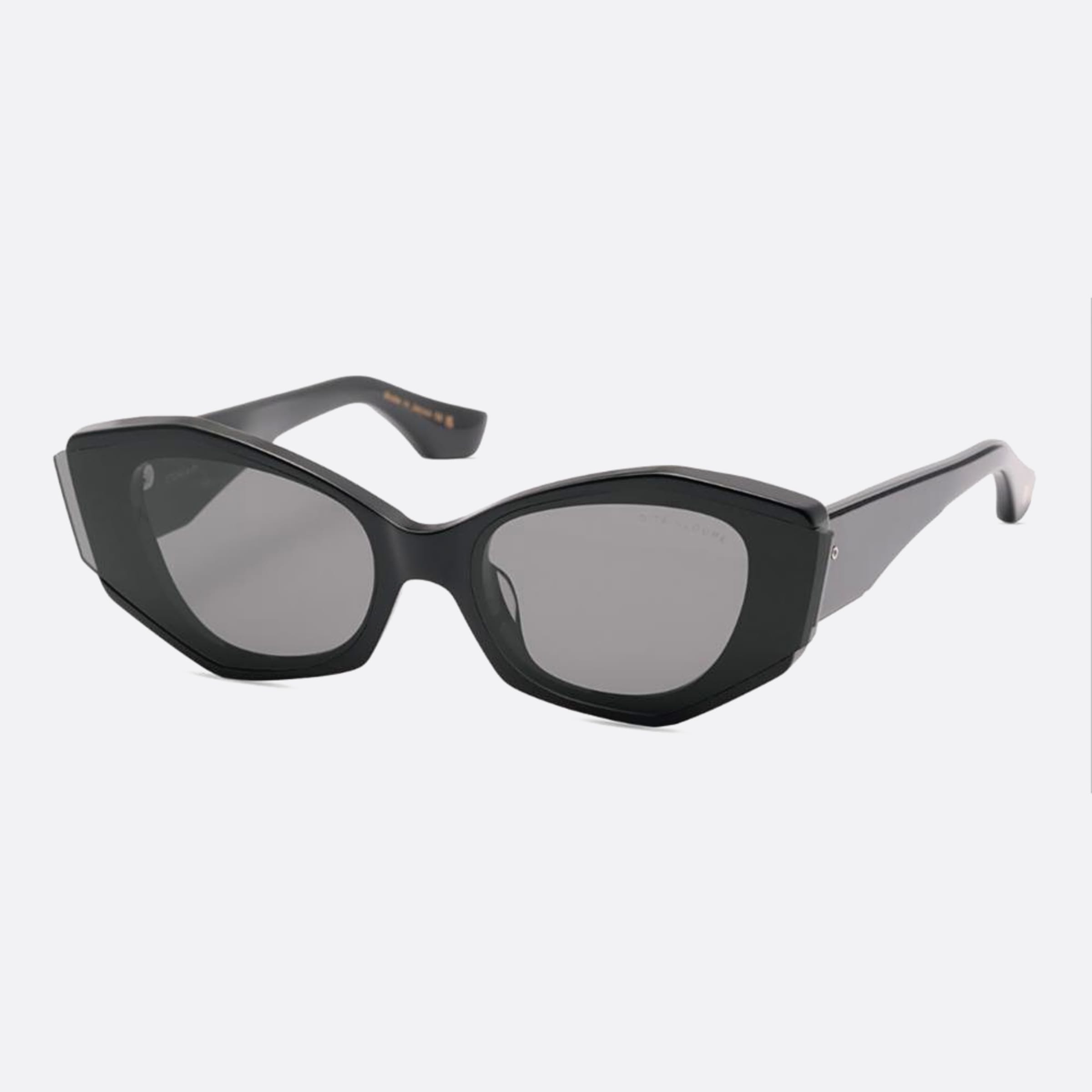 Dita 67mm Aloure Dts740 Black Cat Eye Unisex Sunglasses - Side View