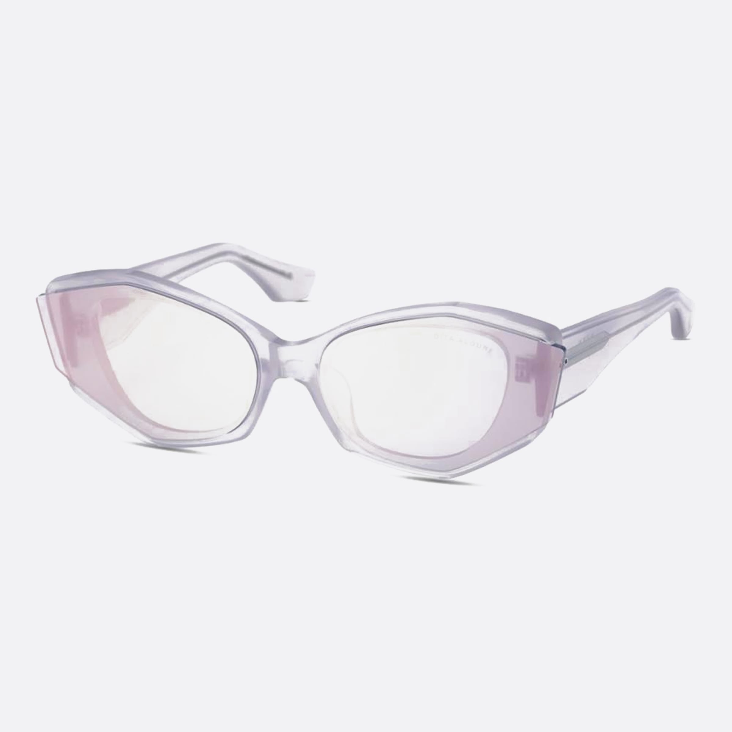 Dita 67mm Aloure Dts740 Pink Cat Eye Unisex Sunglasses - Side View
